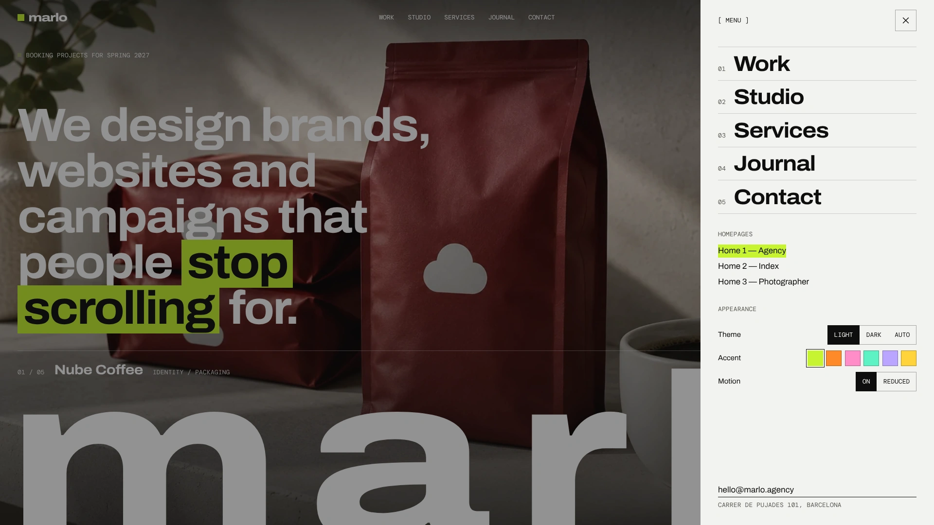 Marlo - Creative Agency & Portfolio HTML Template (Screenshot 10 of 20)