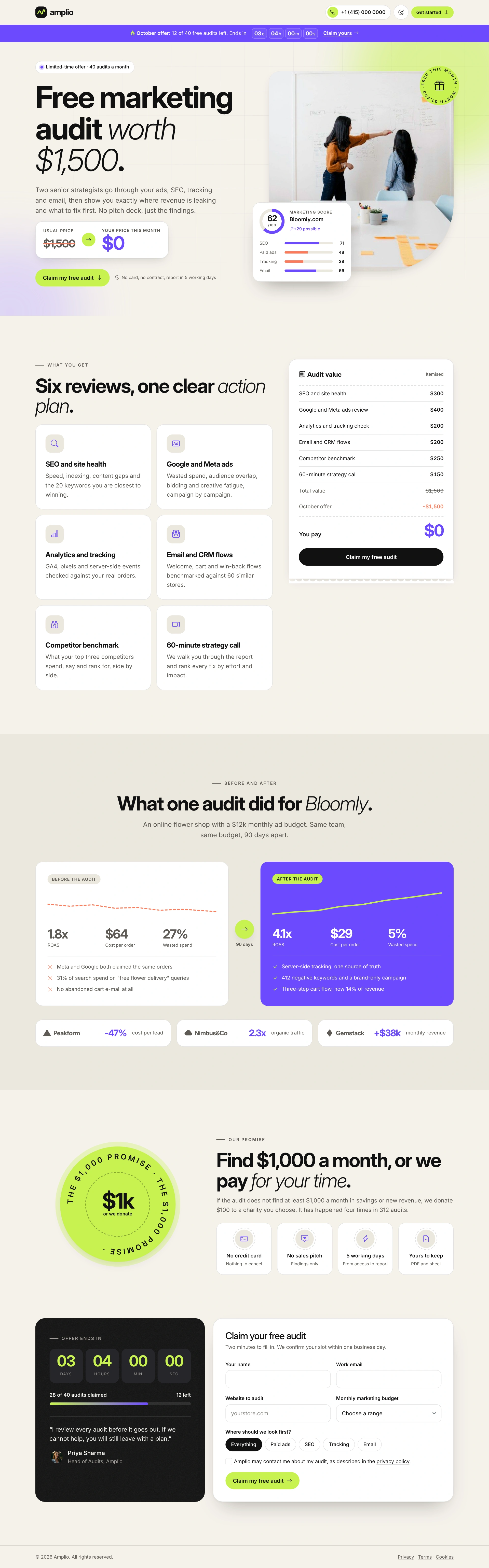 Amplio - Digital Marketing Agency WordPress Theme (Screenshot 35 of 66)