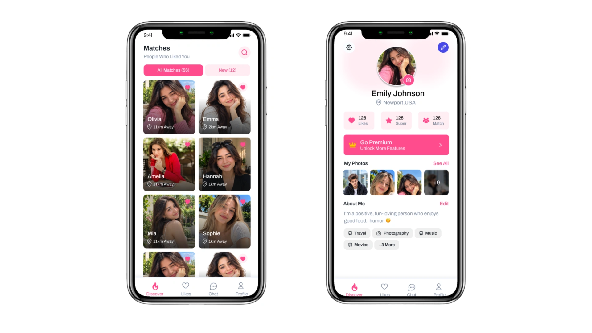 Loviya - Modern Dating & Matchmaking App UI Kit (Screenshot 5 of 17)