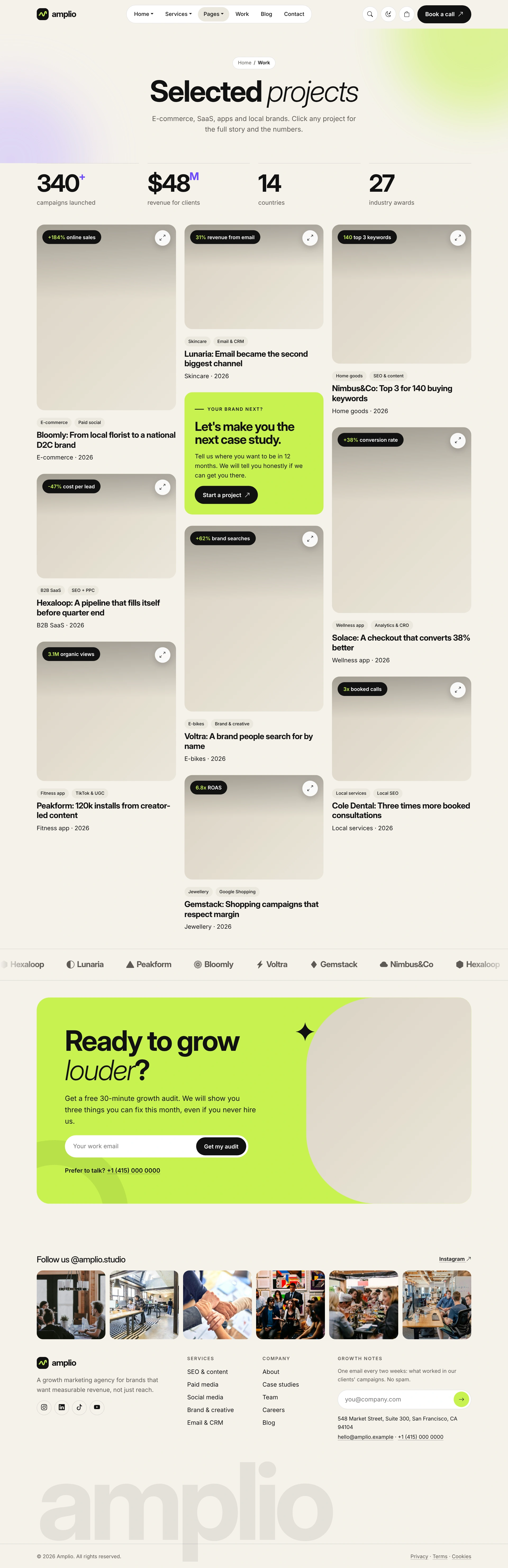 Amplio - Digital Marketing Agency WordPress Theme (Screenshot 42 of 66)