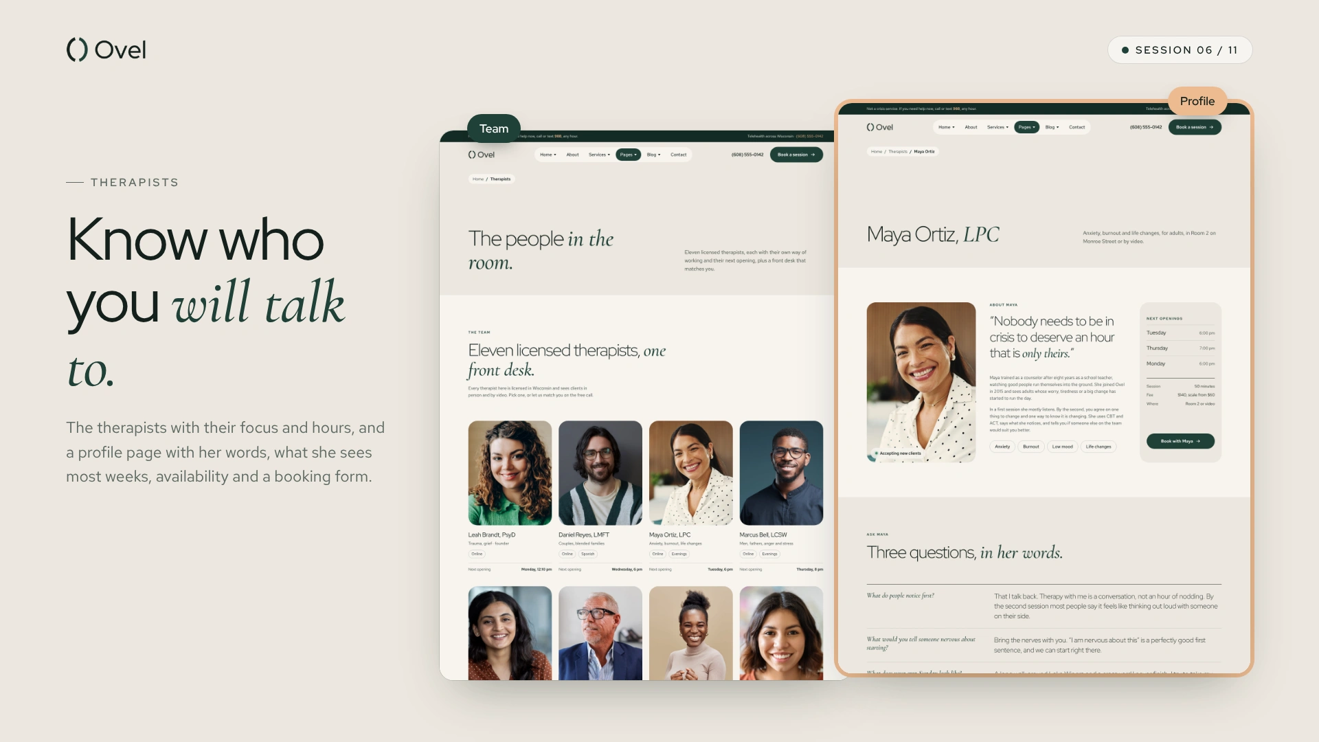 Ovel - Psychologist & Counsellor HTML Template (Screenshot 5 of 10)