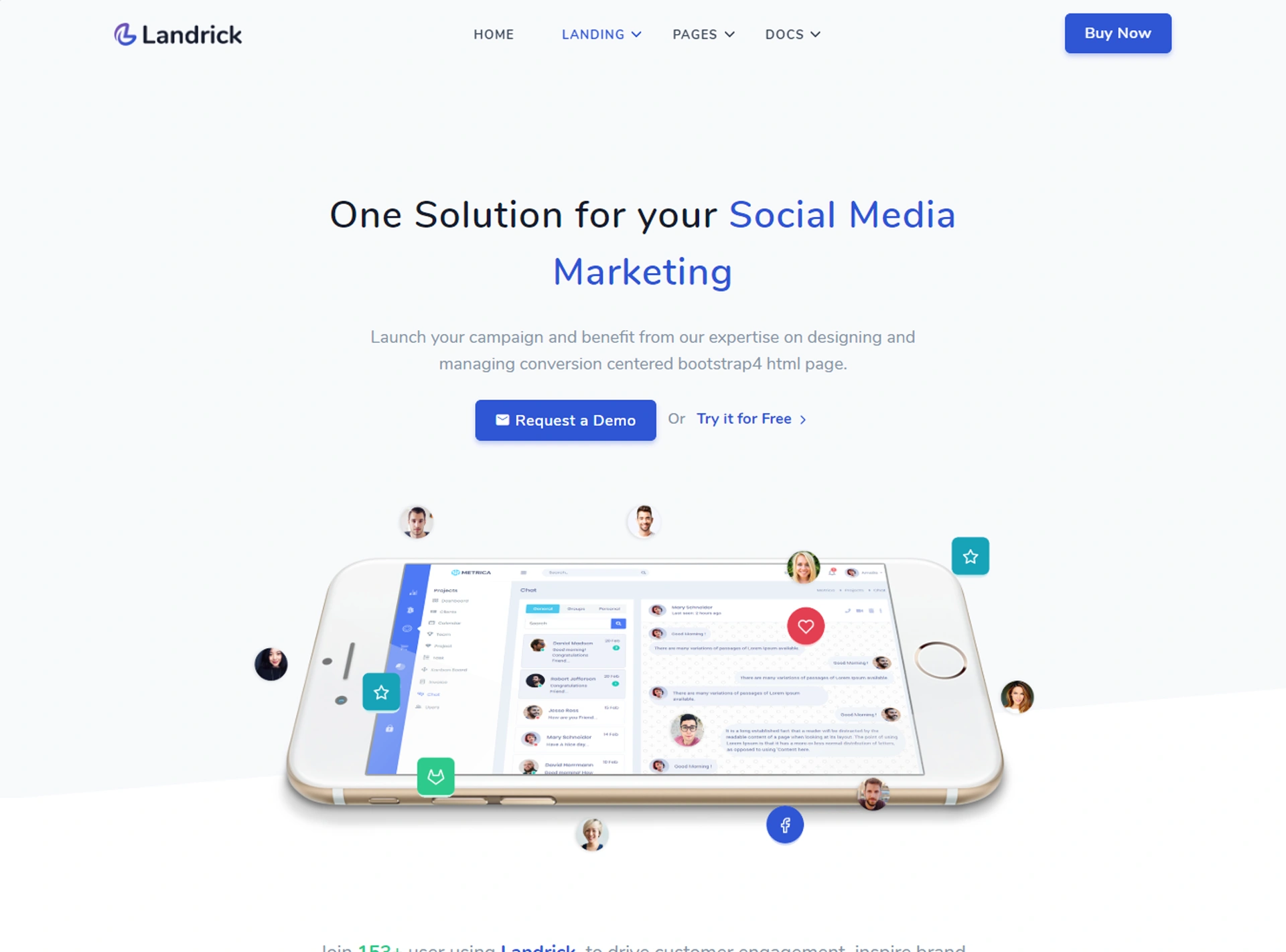 Landrick - Next.js App, Saas & Software Landing & Admin Dashboard Template (Screenshot 76 of 83)