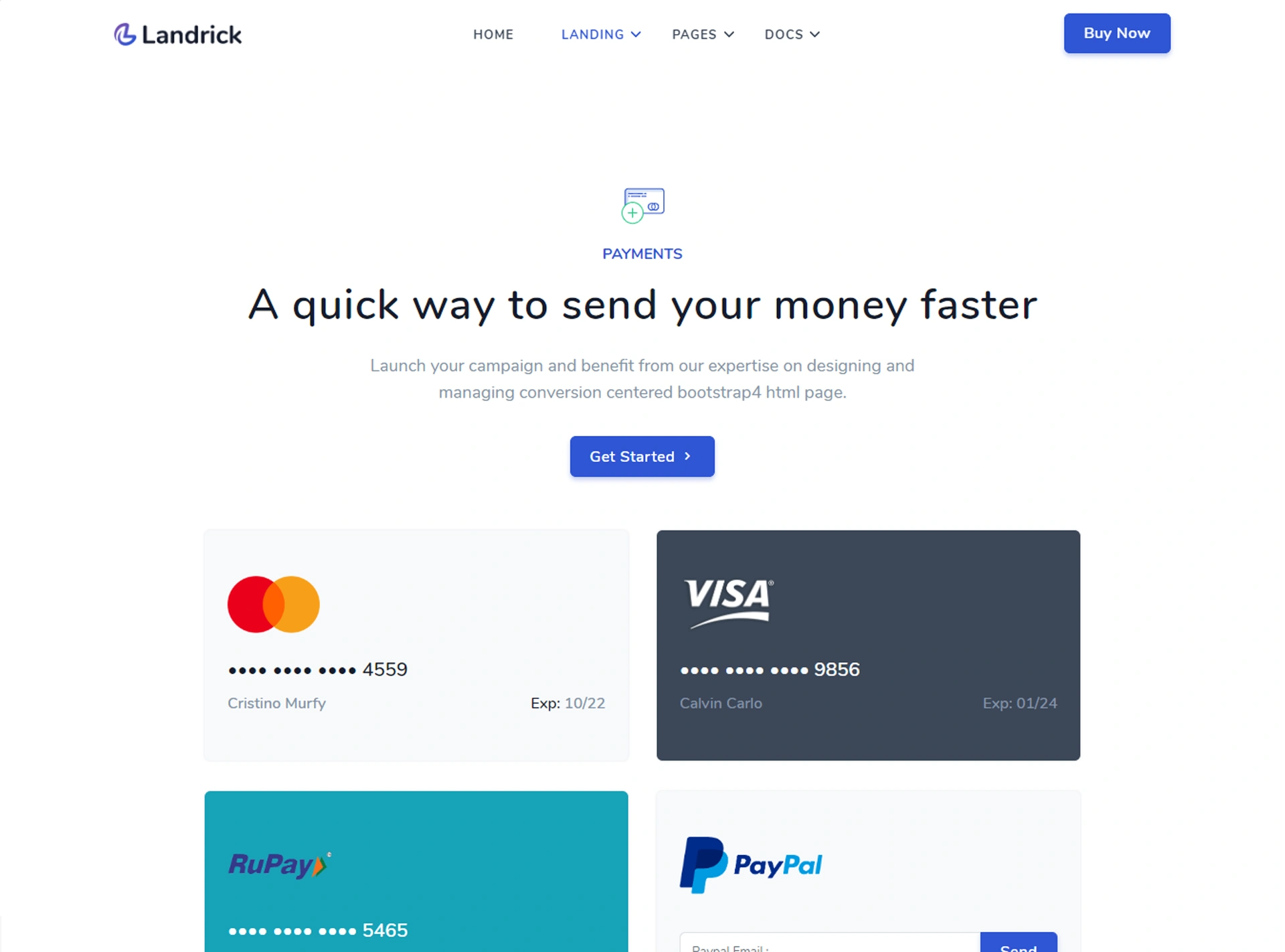 Landrick - Next.js App, Saas & Software Landing & Admin Dashboard Template (Screenshot 62 of 83)