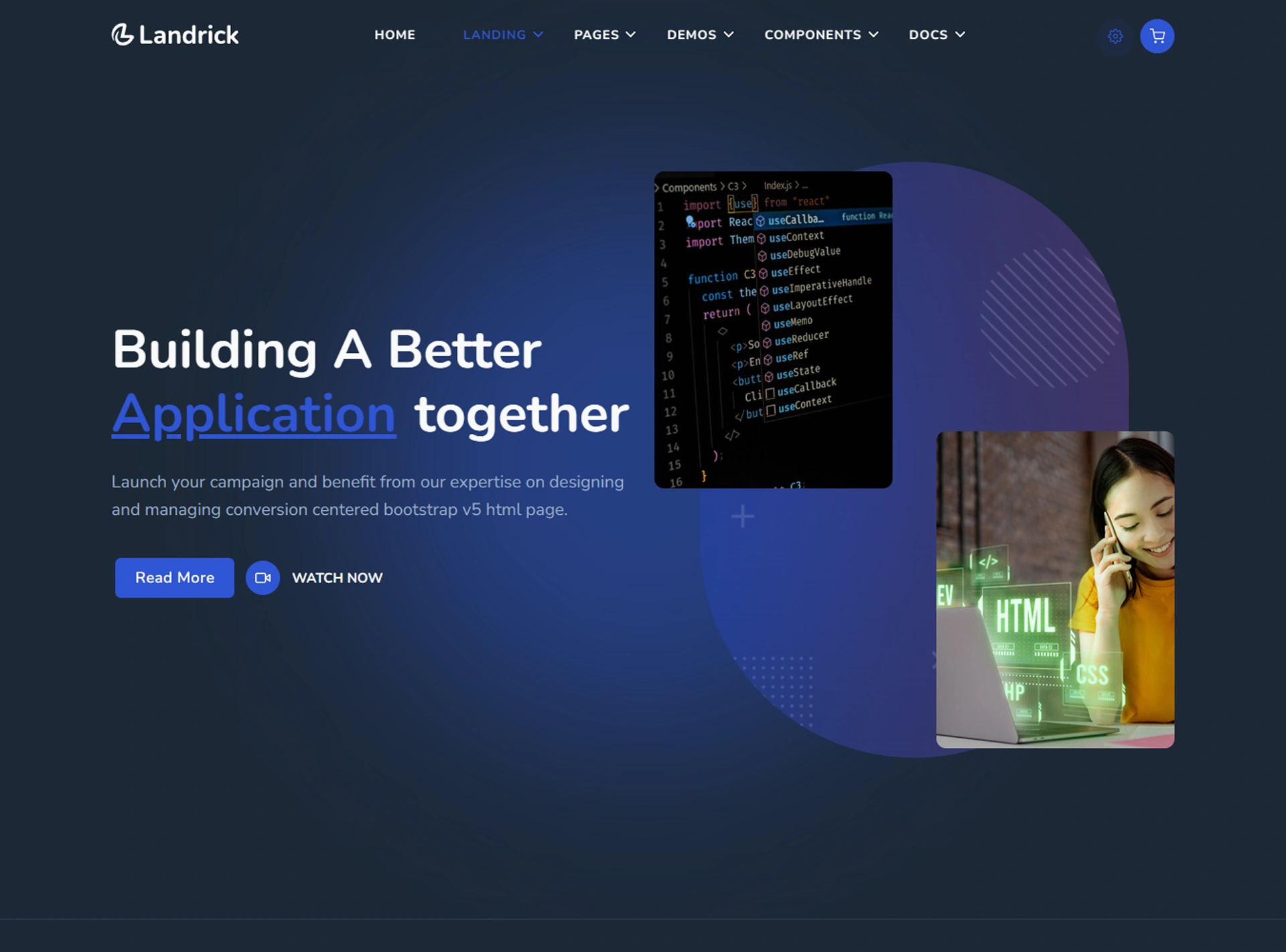 Landrick - Next.js App, Saas & Software Landing & Admin Dashboard Template (Screenshot 82 of 83)