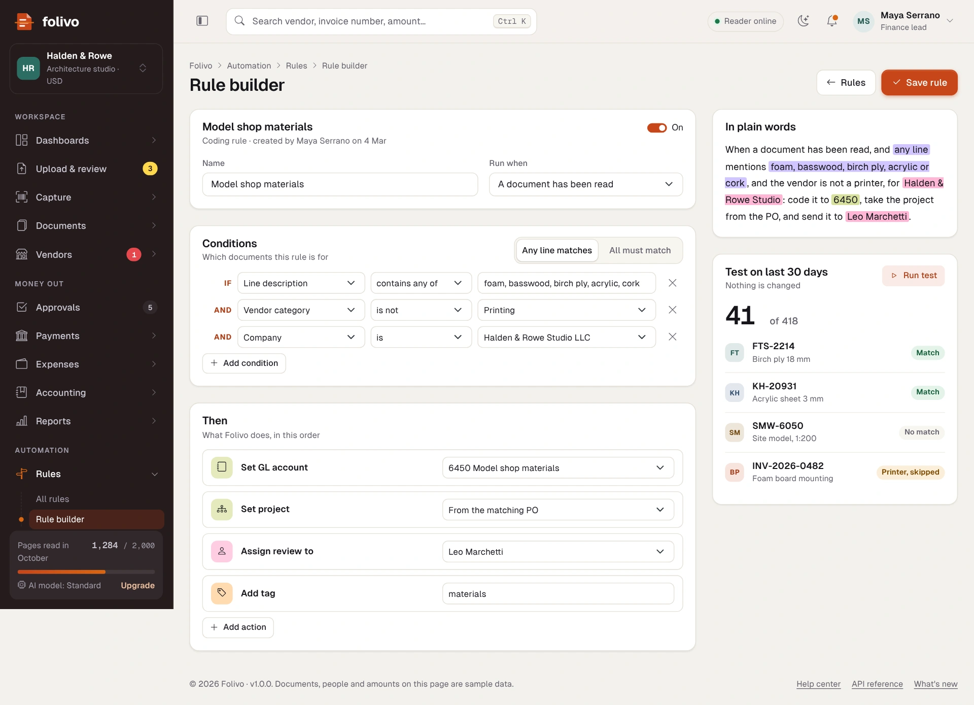 Folivo - AI Invoice & Receipt OCR Admin Dashboard Template HTML, React, Vue (Screenshot 19 of 20)