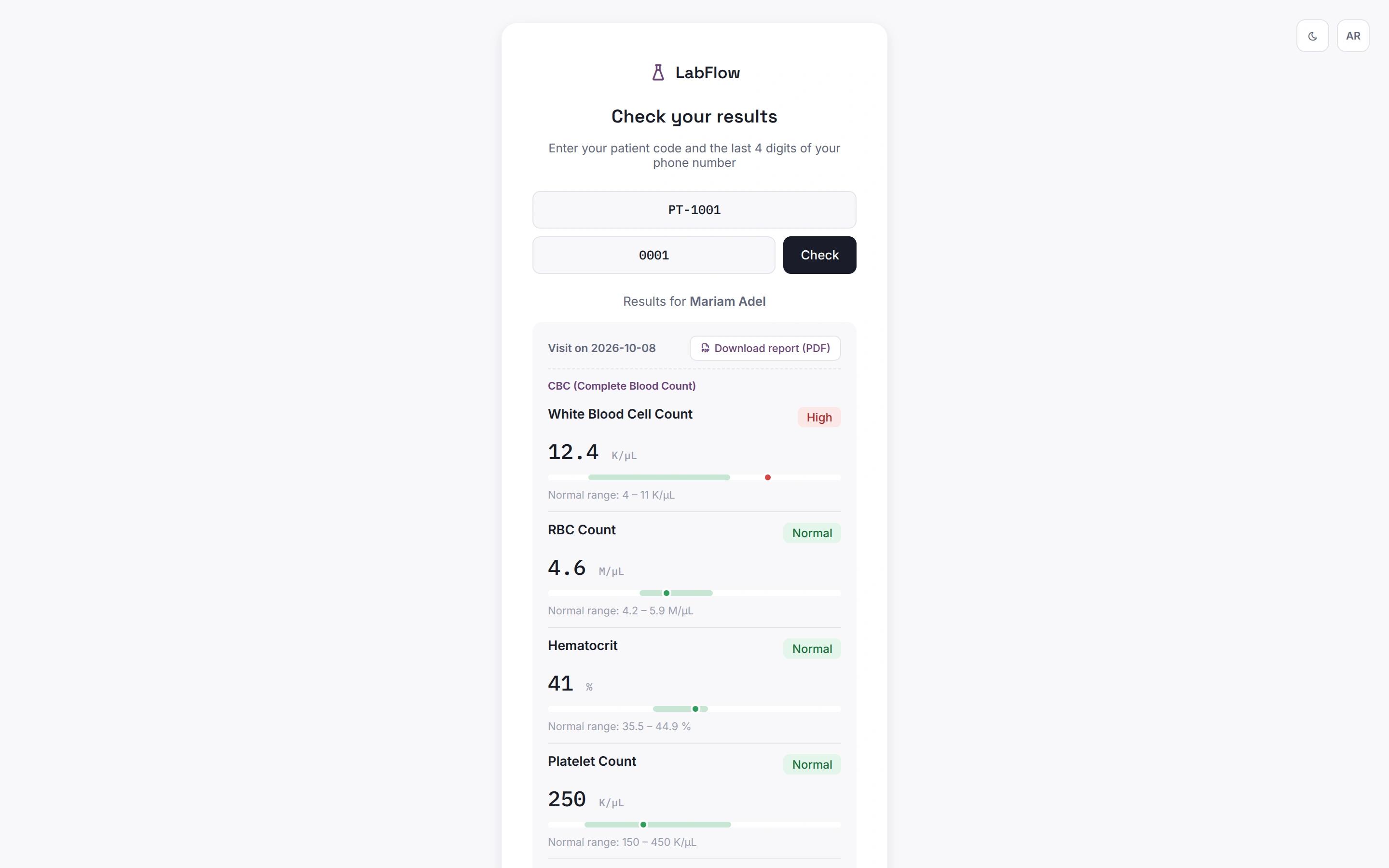 LabFlow - Angular Laboratory Dashboard Template (Screenshot 16 of 19)