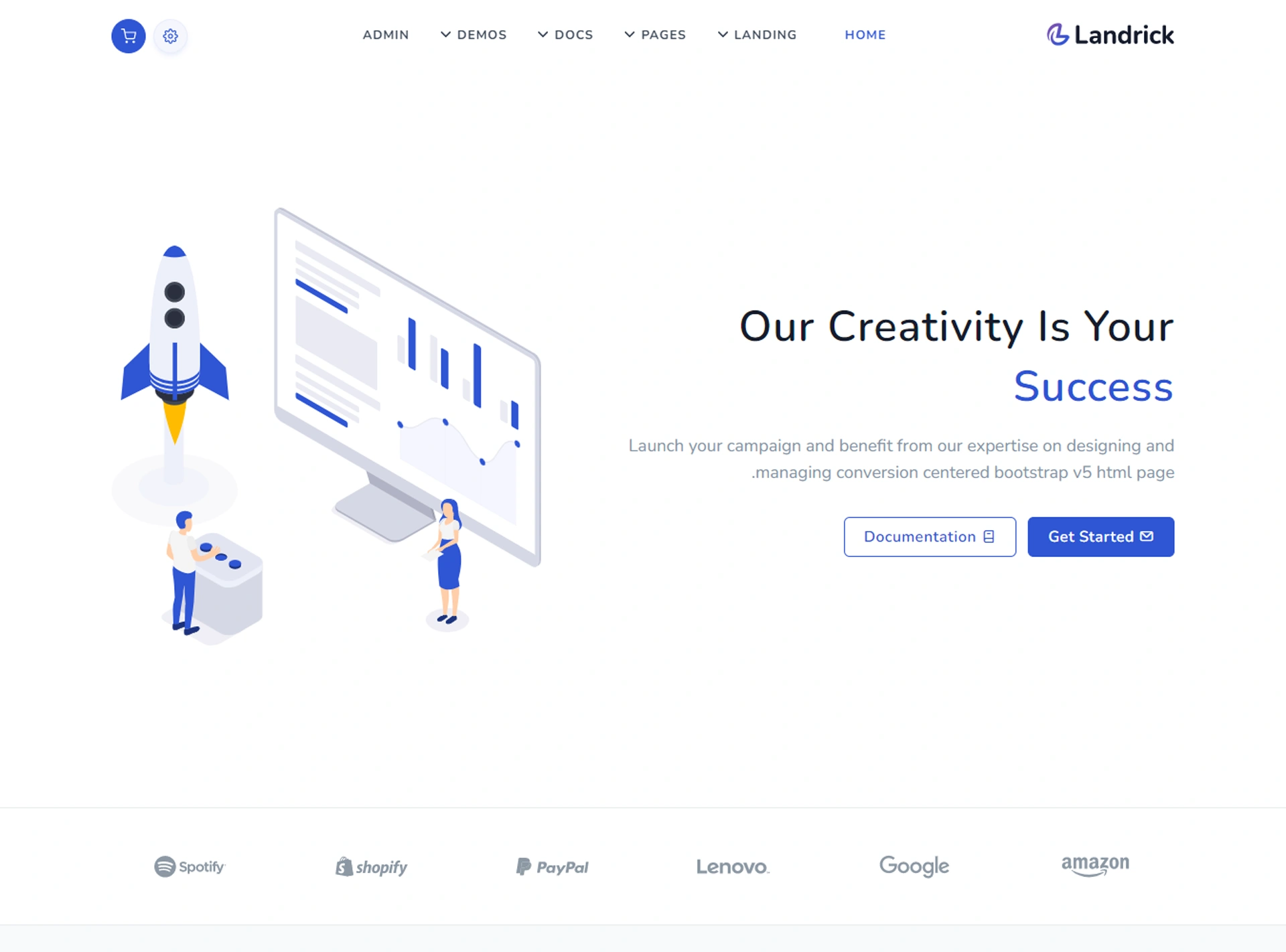 Landrick - Next.js App, Saas & Software Landing & Admin Dashboard Template (Screenshot 42 of 83)