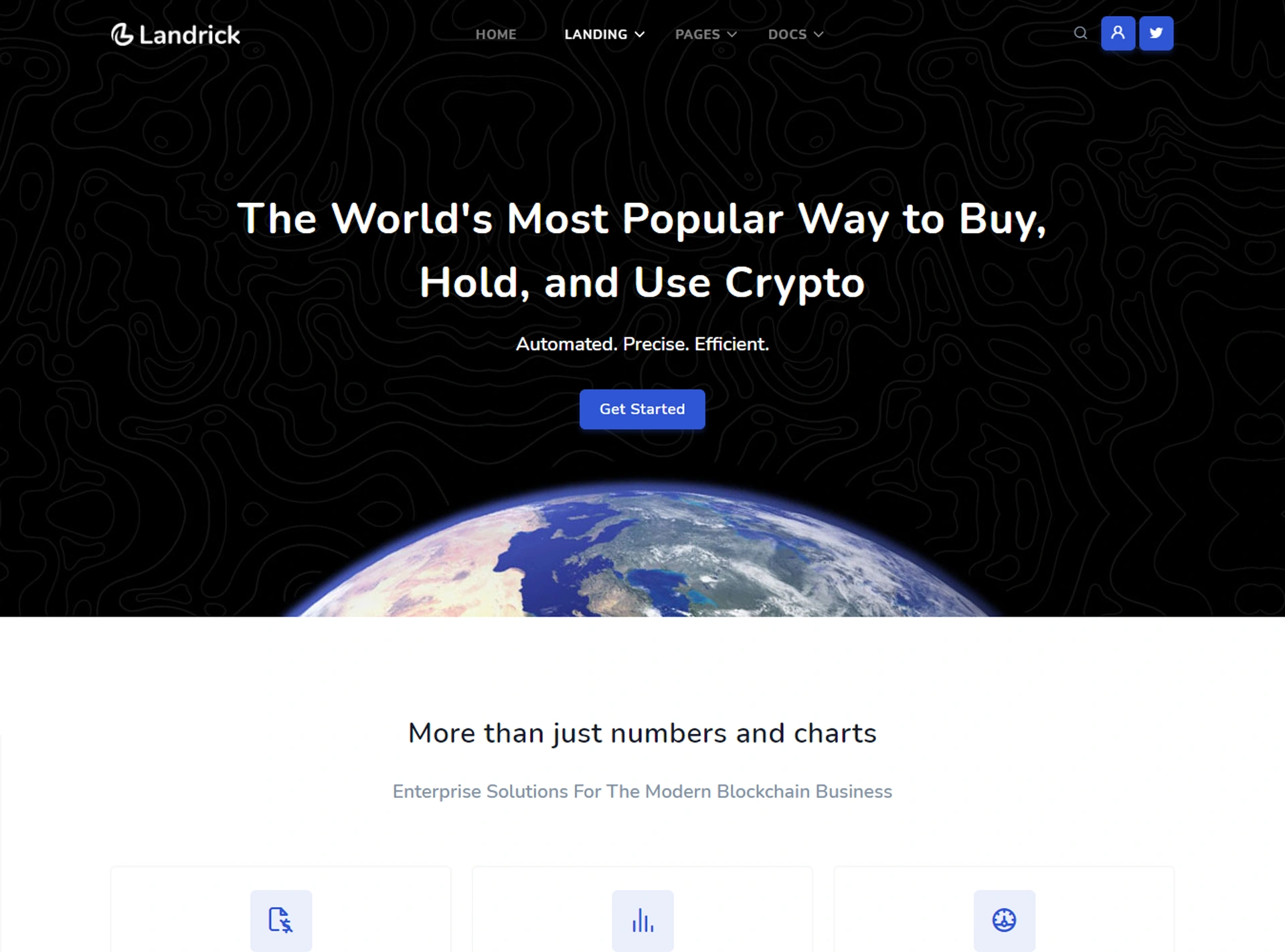 Landrick - Next.js App, Saas & Software Landing & Admin Dashboard Template (Screenshot 4 of 83)