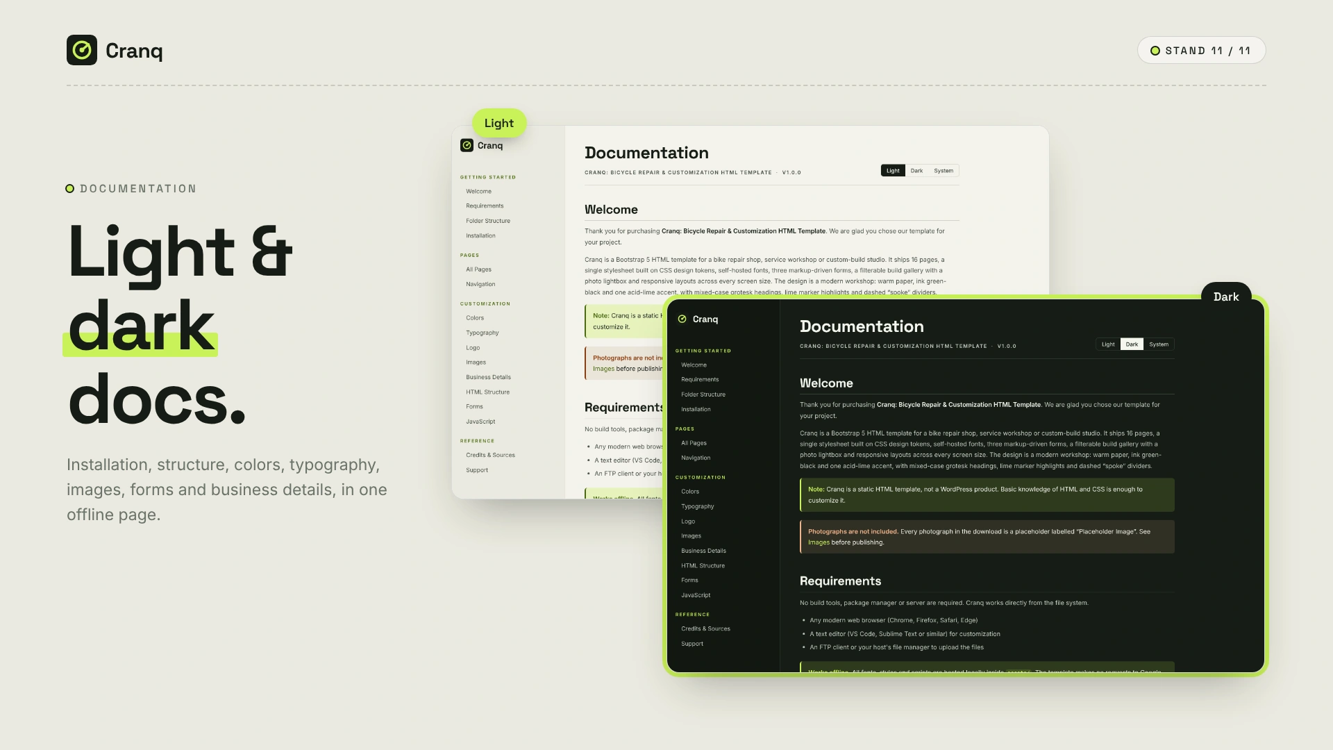 Cranq - Bicycle Repair & Customization HTML Template (Screenshot 10 of 10)