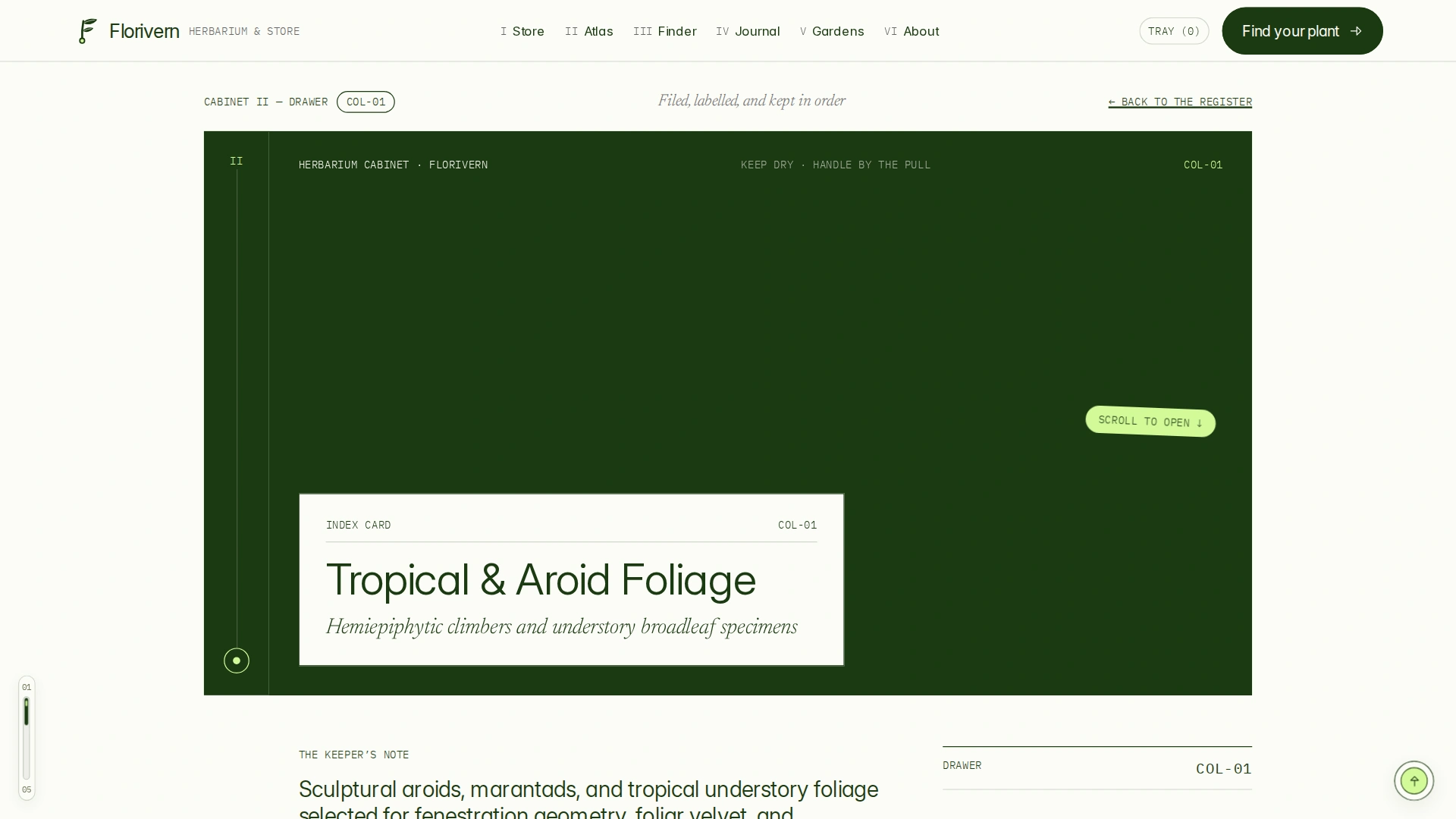 Florivern - Botanical Storefront, Plant Shop & Herbarium Framer Template (Screenshot 5 of 20)