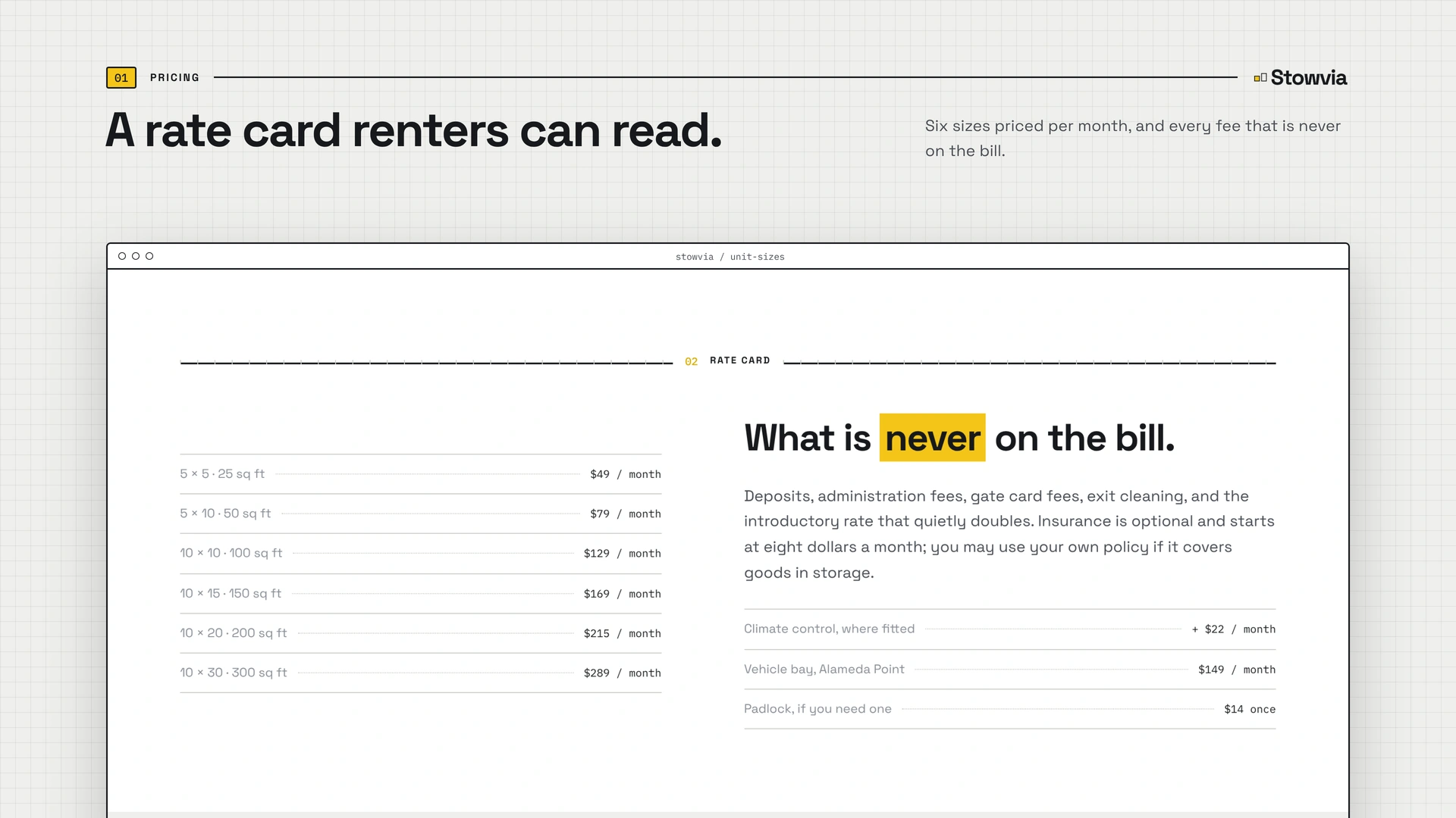 Stowvia - Self Storage & Facility HTML Template (Screenshot 4 of 10)