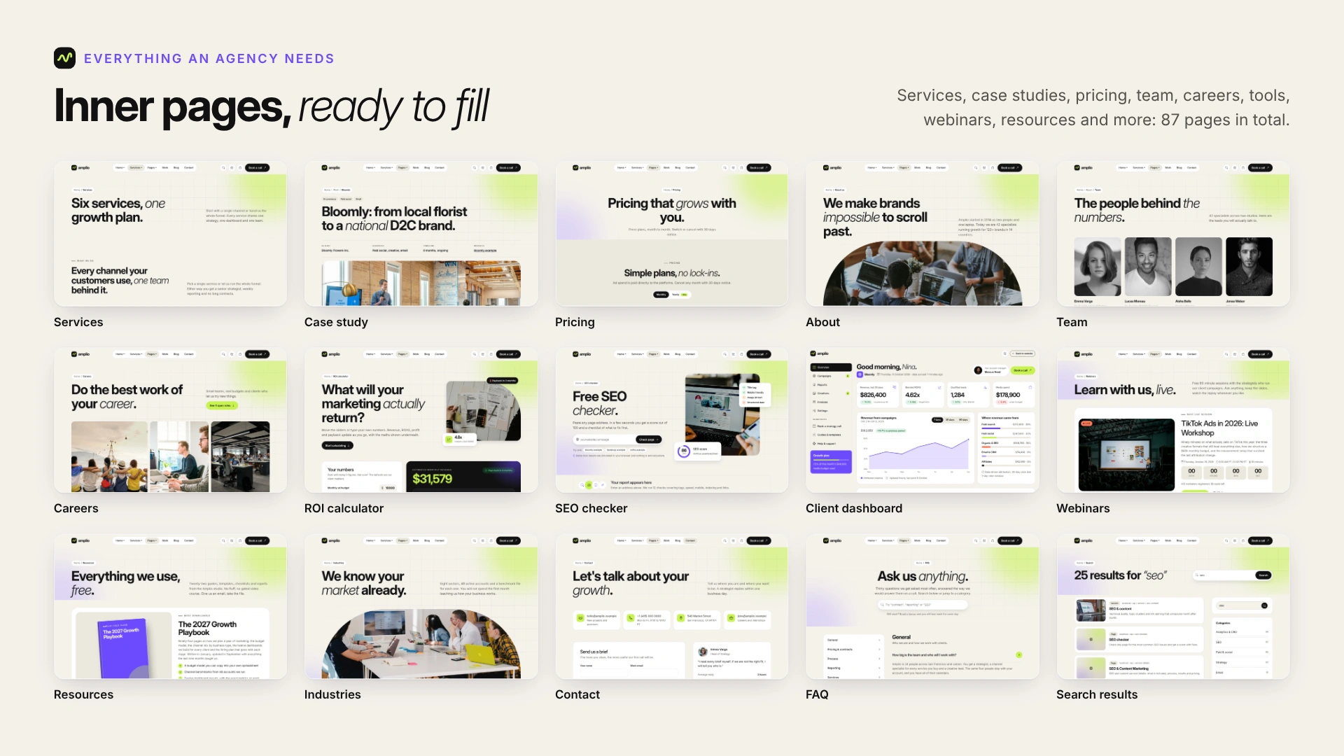 Amplio - Digital Marketing Agency WordPress Theme (Screenshot 11 of 66)