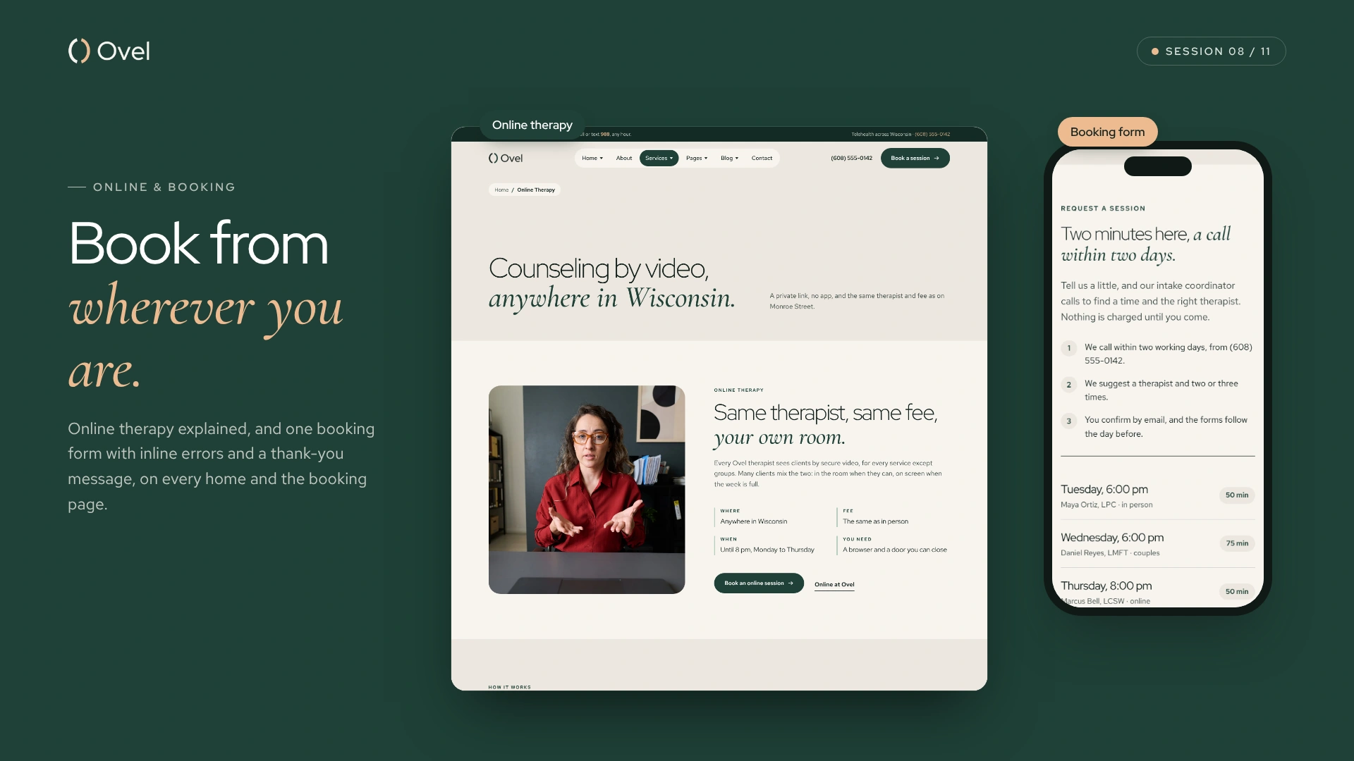 Ovel - Psychologist & Counsellor HTML Template (Screenshot 7 of 10)