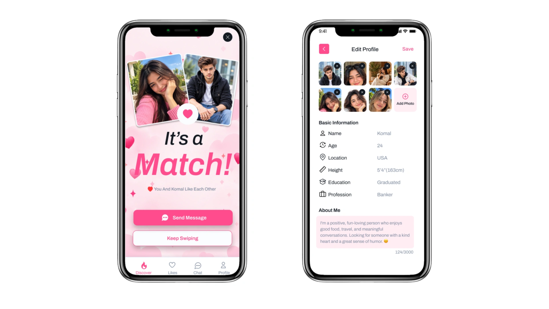 Loviya - Modern Dating & Matchmaking App UI Kit (Screenshot 8 of 17)