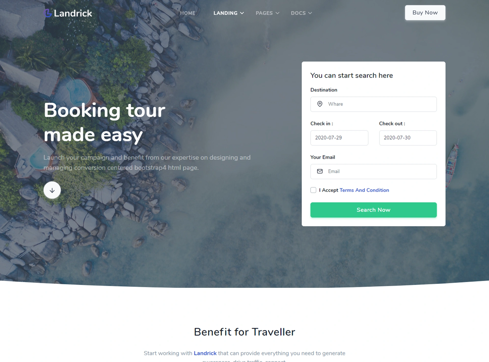 Landrick - Next.js App, Saas & Software Landing & Admin Dashboard Template (Screenshot 80 of 83)