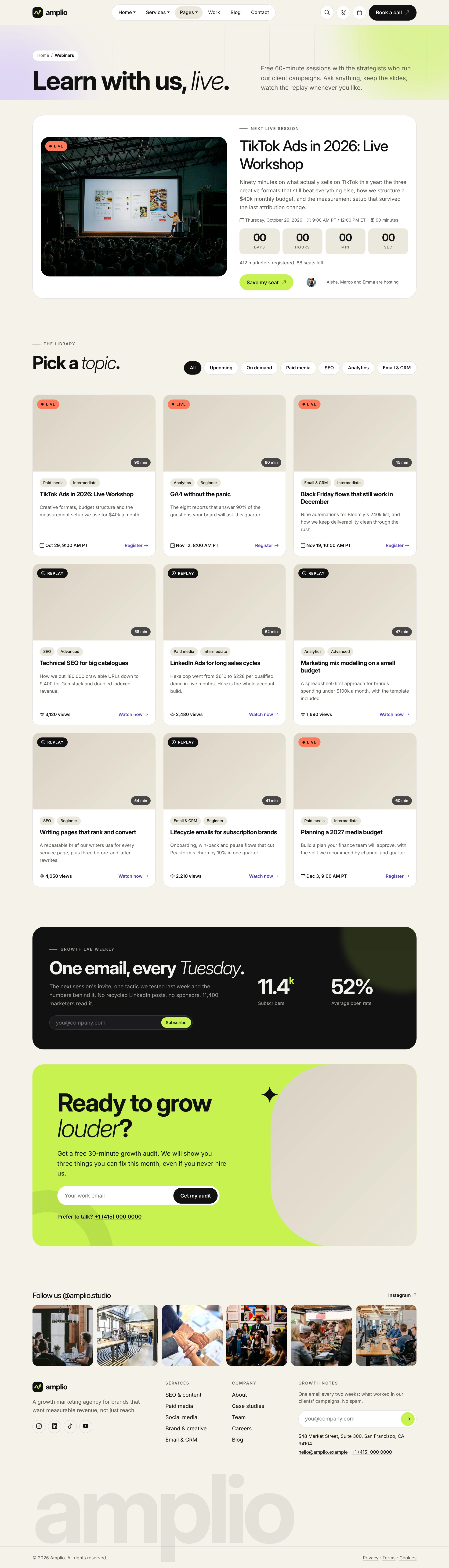Amplio - Digital Marketing Agency WordPress Theme (Screenshot 62 of 66)