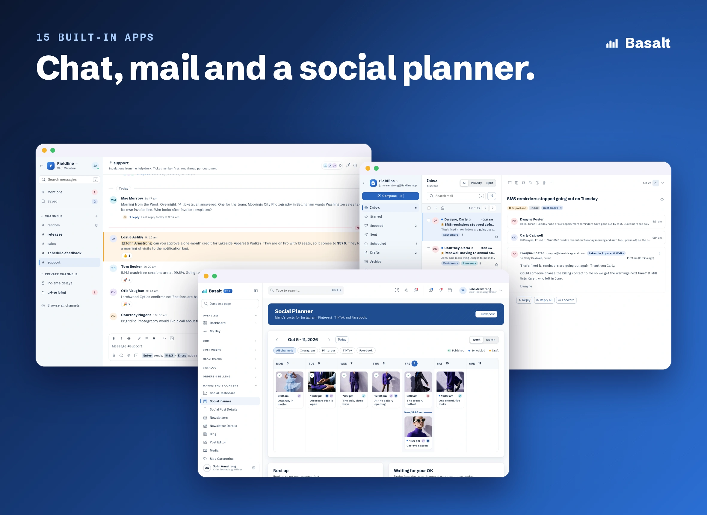 Basalt - Multipurpose AI, CRM, HRM, eCommerce & ERP Bootstrap Admin Template (Screenshot 11 of 11)