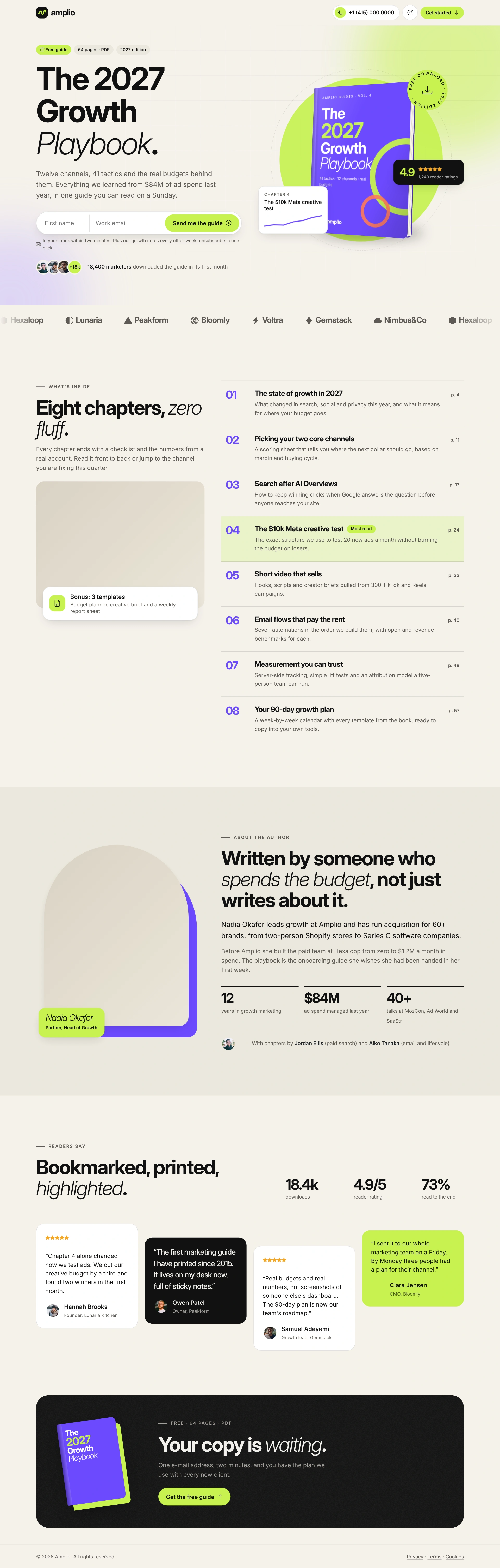 Amplio - Digital Marketing Agency WordPress Theme (Screenshot 36 of 66)