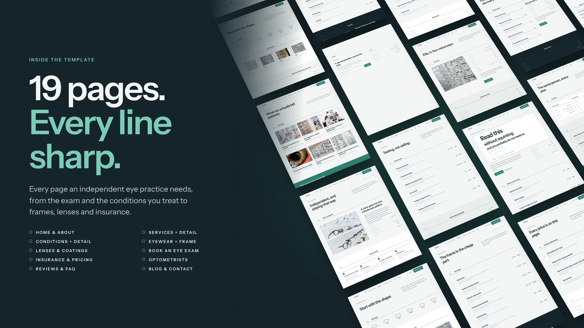 Foveo - Optometrist & Eye Clinic HTML Template (Screenshot 2 of 10)