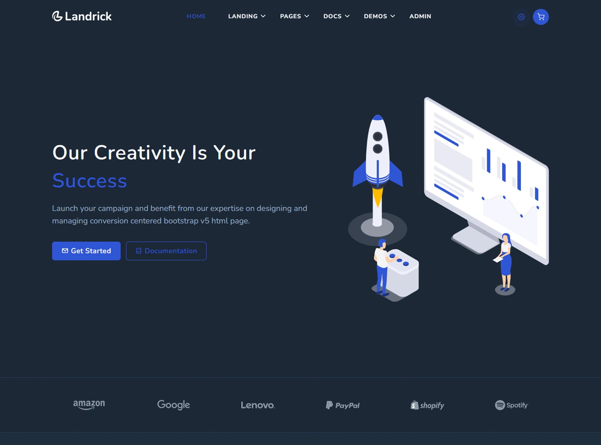 Landrick - Next.js App, Saas & Software Landing & Admin Dashboard Template (Screenshot 40 of 83)