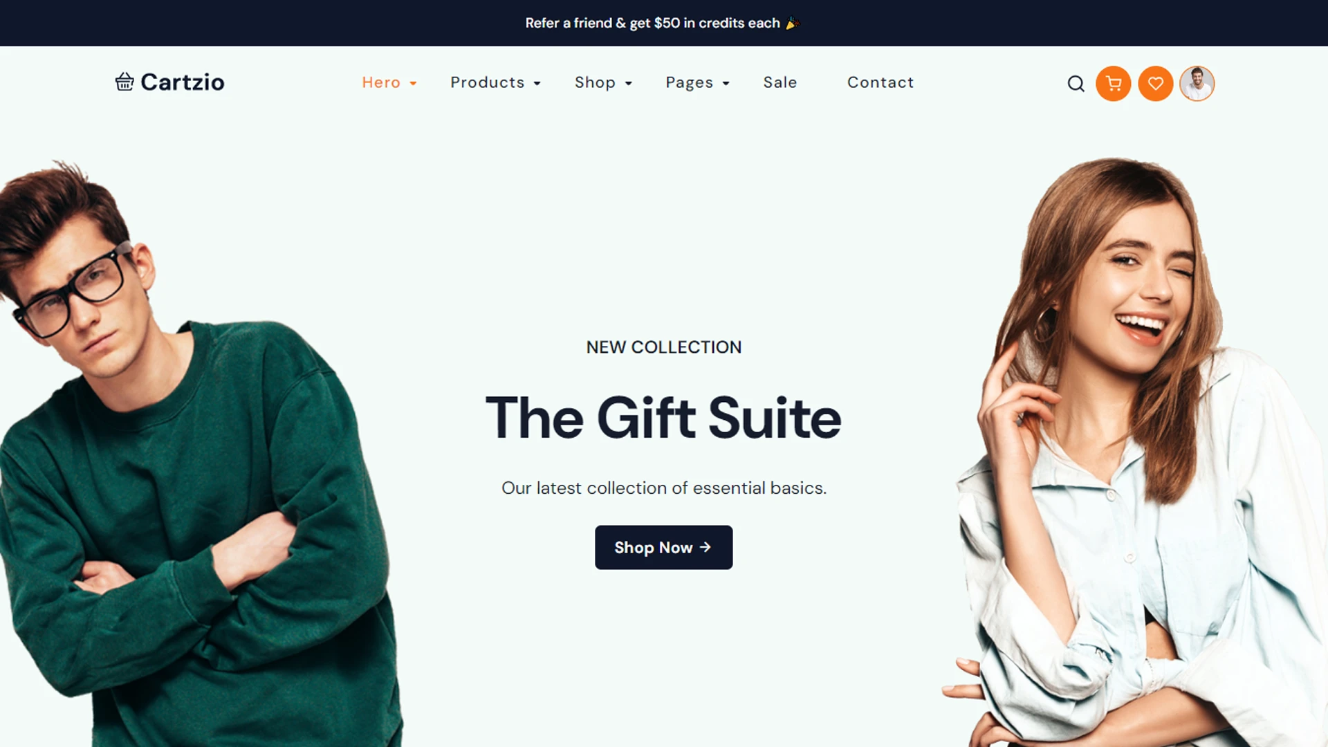 Cartzio - Angular 21 Fashion Store eCommerce Template