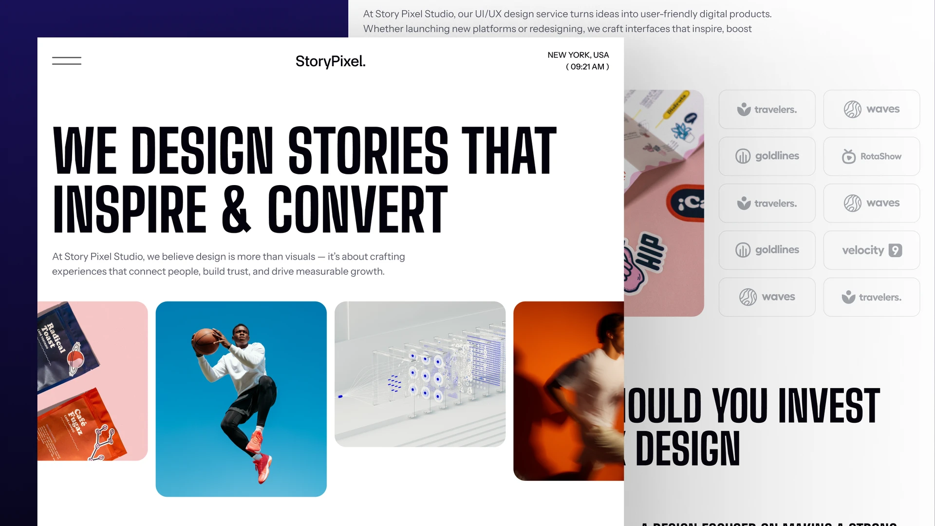 StoryPixel - Creative Agency & Digital Agency Framer & Figma Template