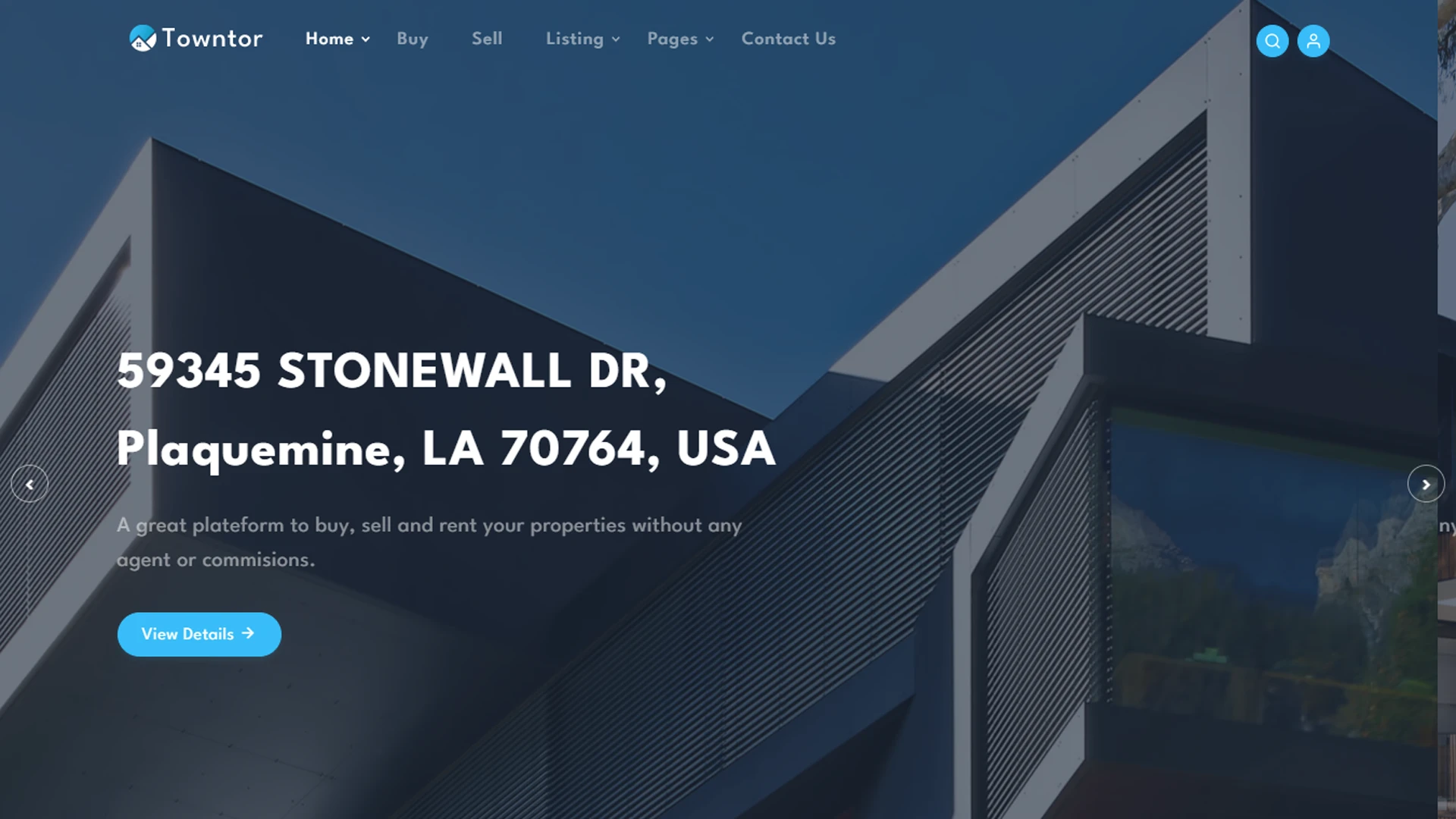 Towntor - Vue.js Real Estate Landing Template