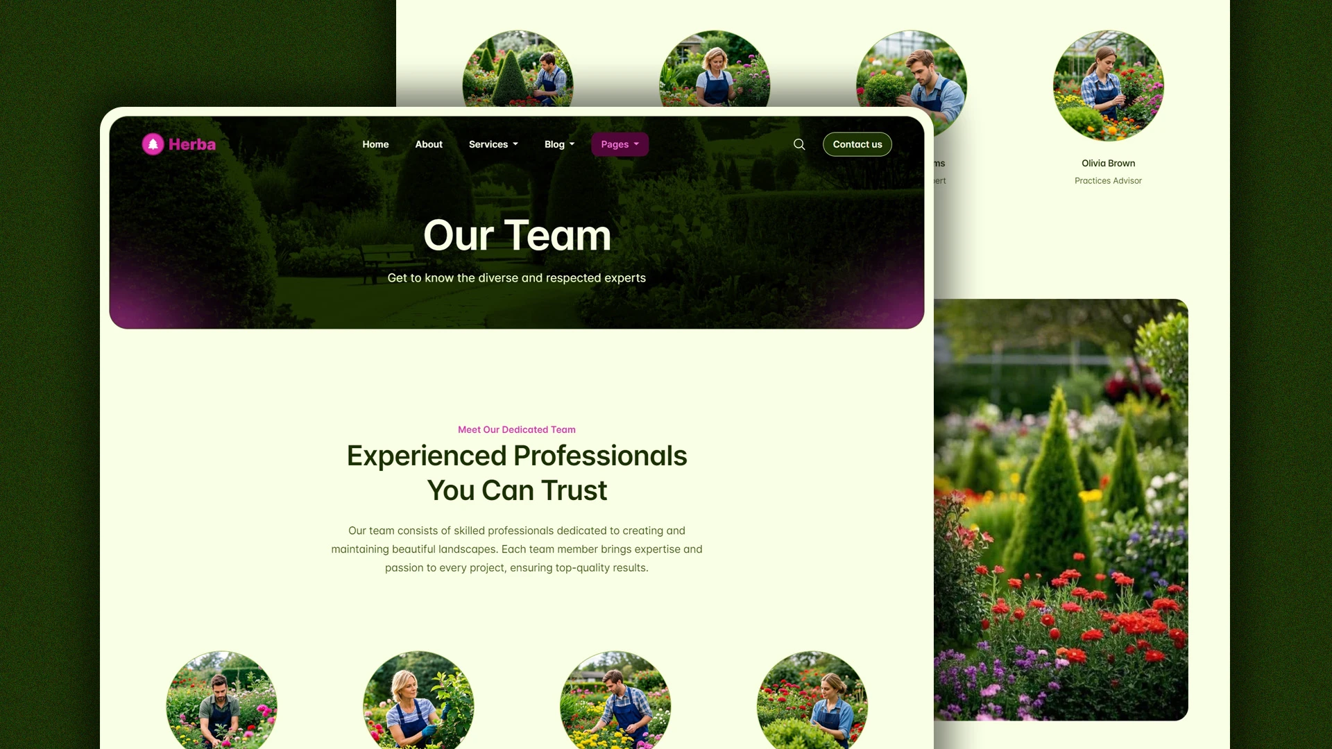 Herba - Innovative Landscaping and Green Spaces HTML Website Template