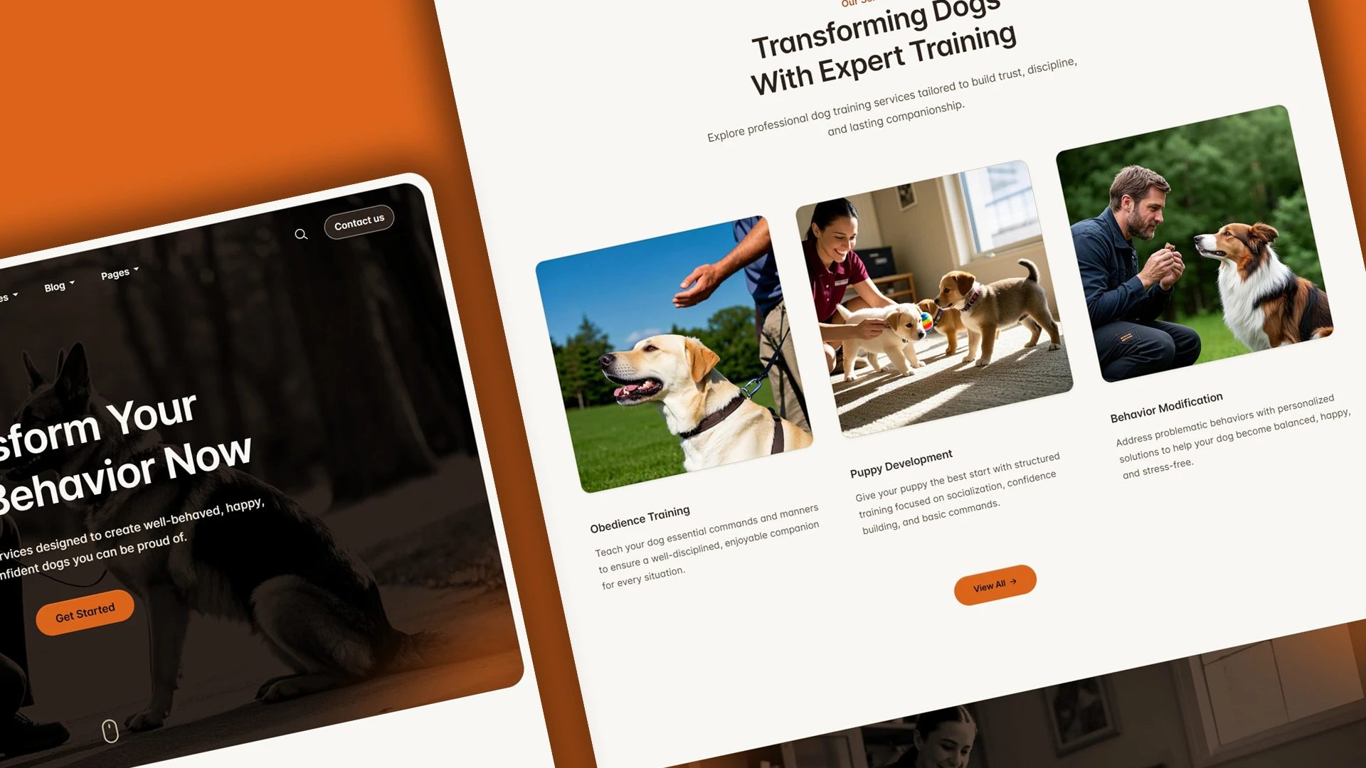 Canis - Professional Dog Training Services HTML Website Template