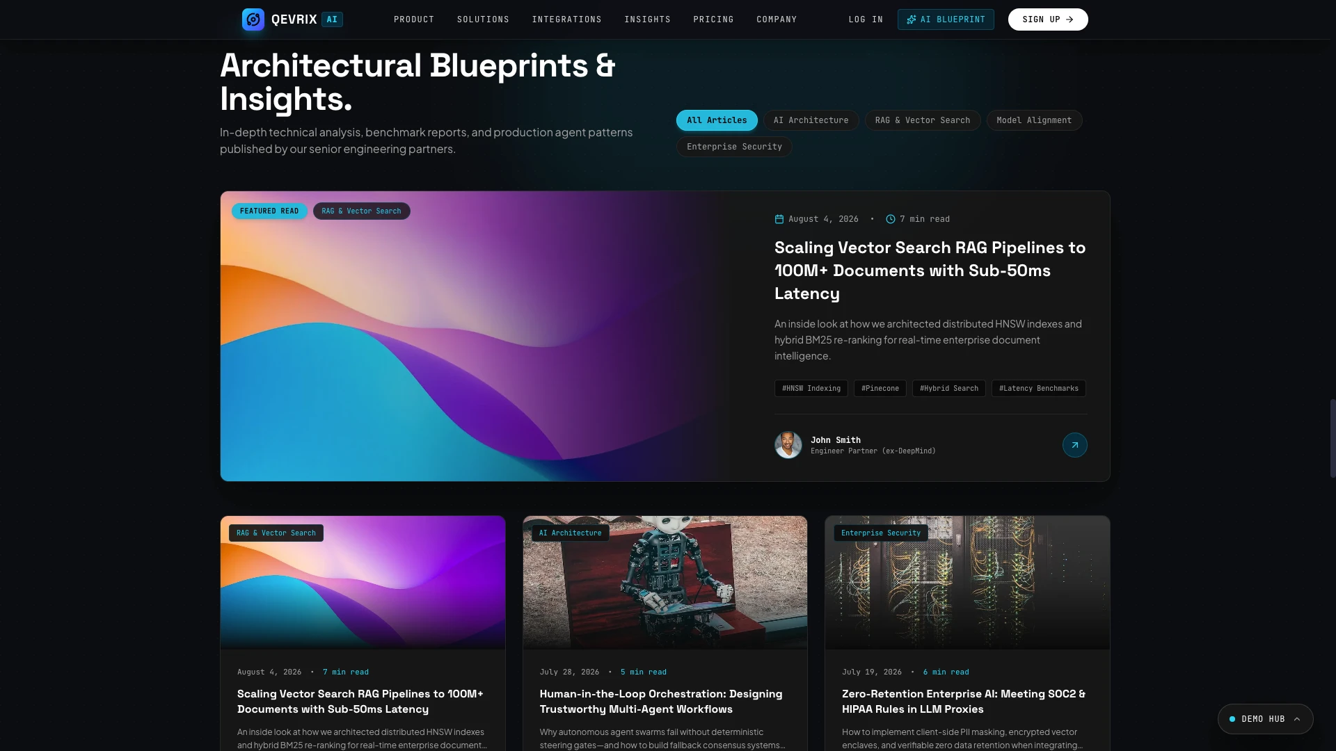 Qevrix - Next.js AI SaaS, Enterprise & Portfolio Landing Page Collection