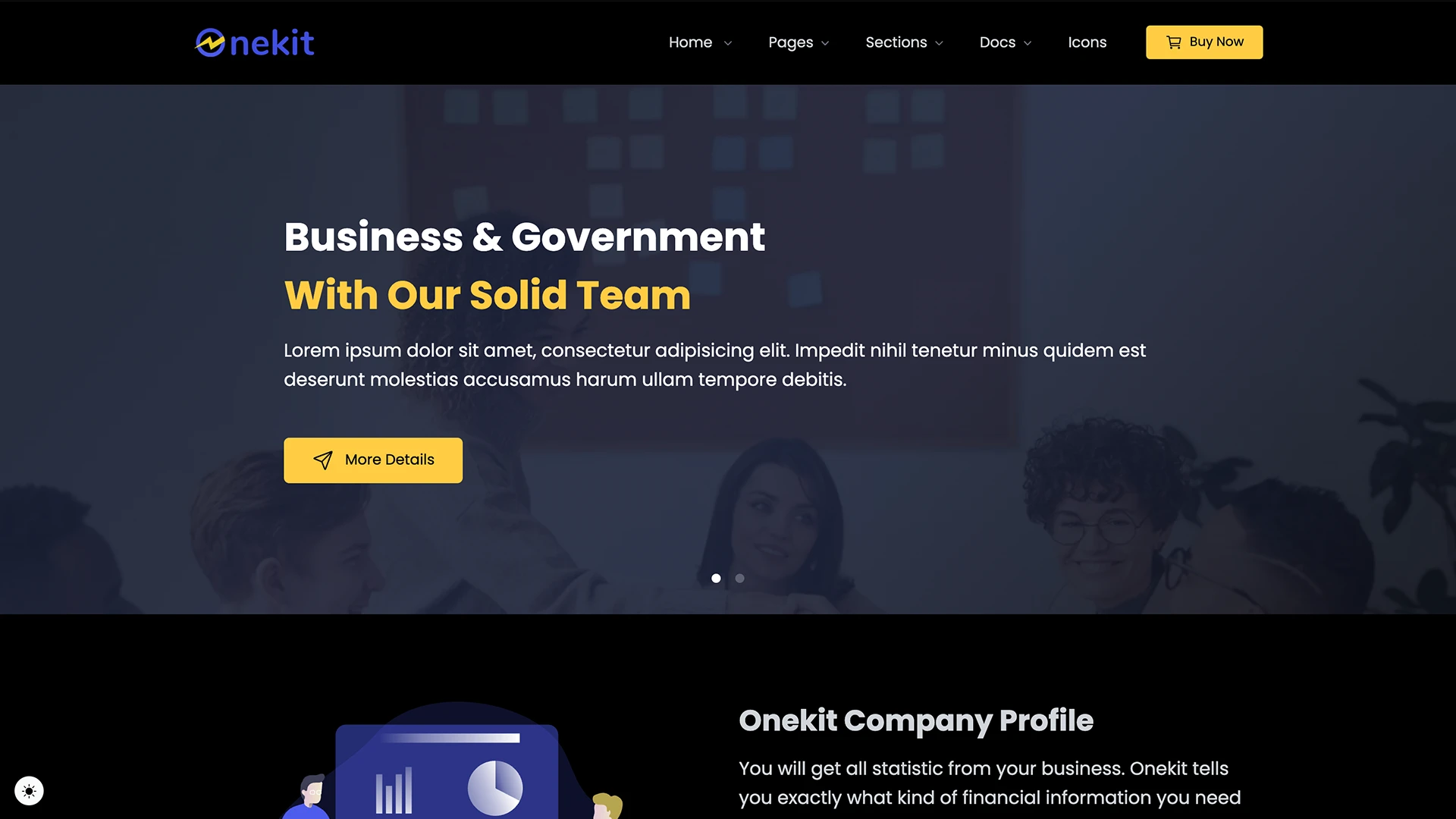 Onekit - Bootstrap 5 Landing Page