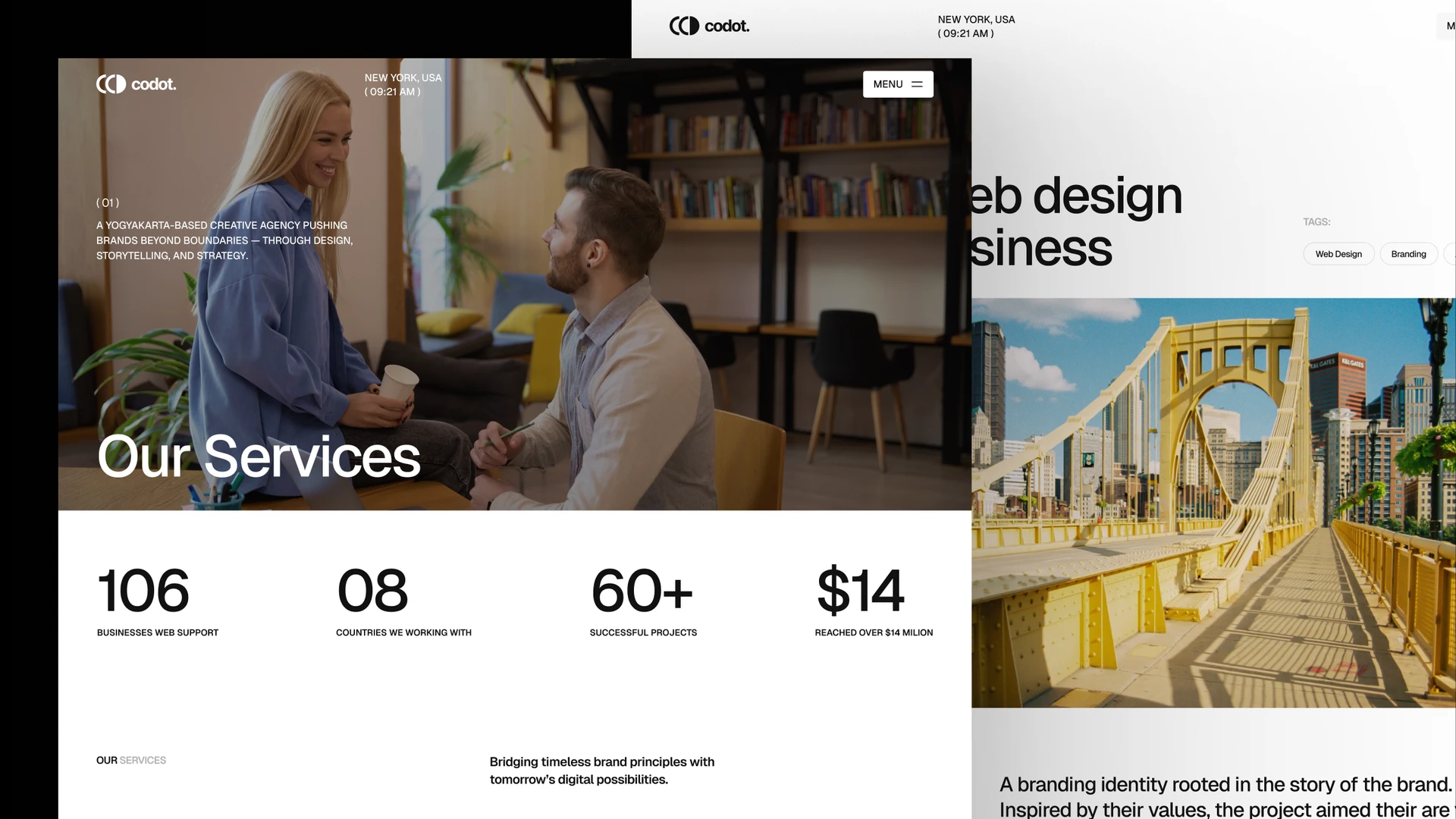 Codot - Digital Agency Website Framer & Figma Template