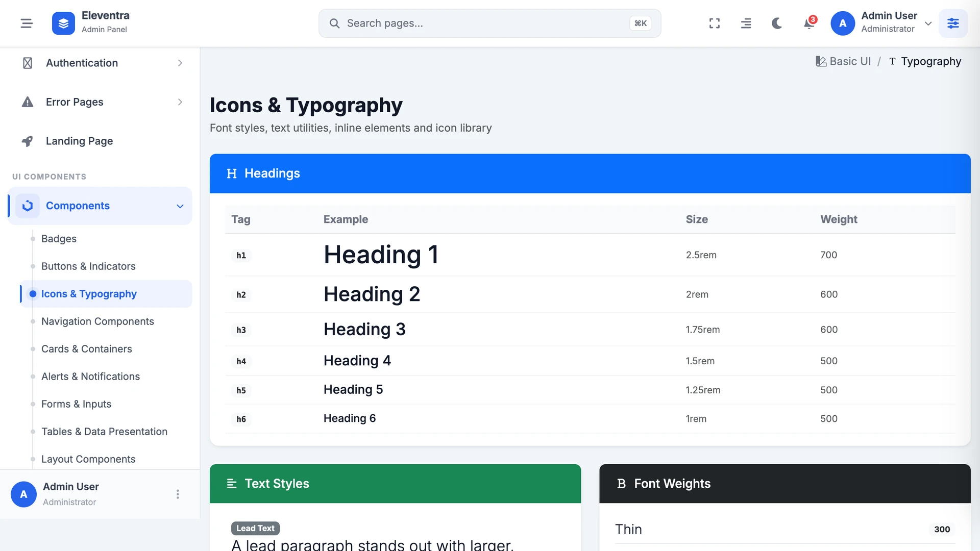 Eleventra - Angular 21 Admin Dashboard Template + UI Kit + 90+ Pages