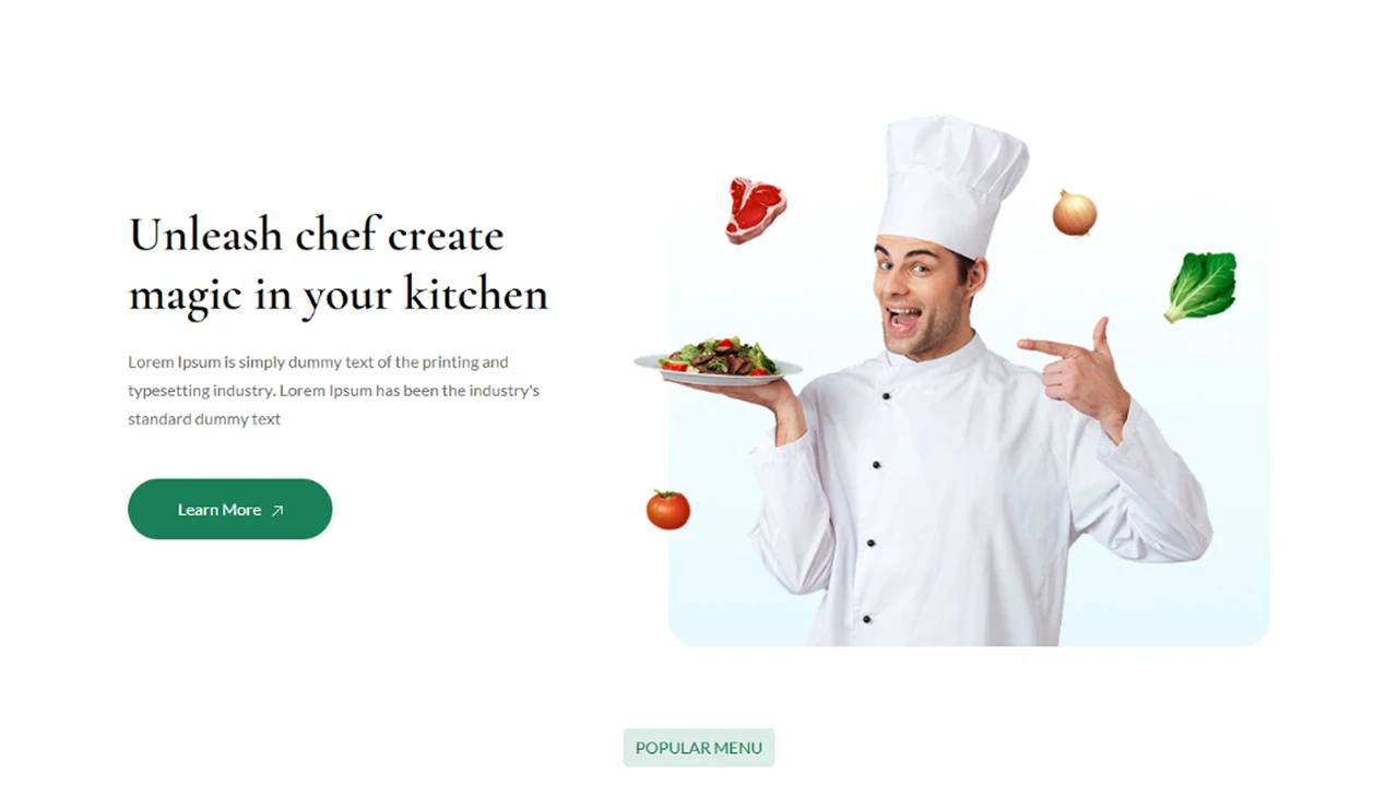 Foodixo - Food & Restaurant HTML Website Template