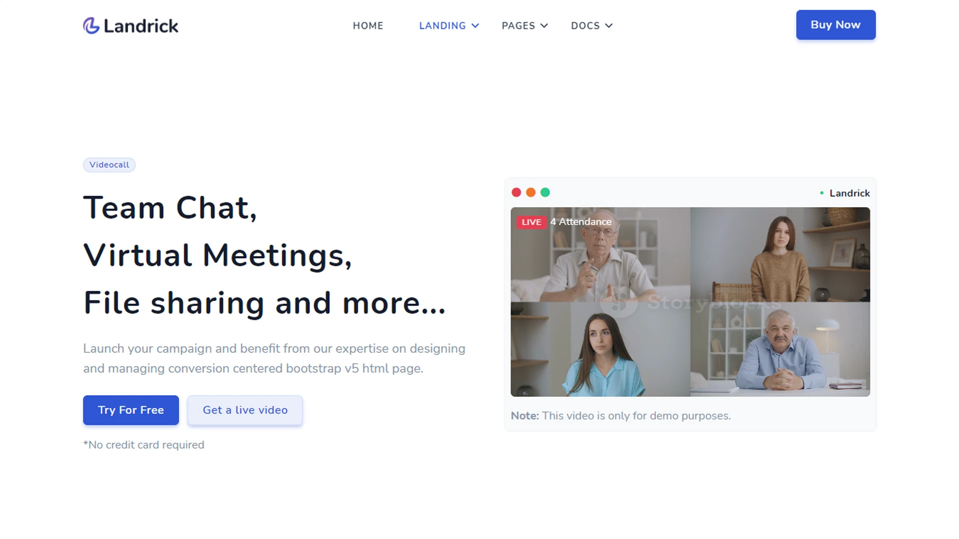 Landrick - App, Saas & Software Landing & Admin Dashboard Bootstrap 5 Template