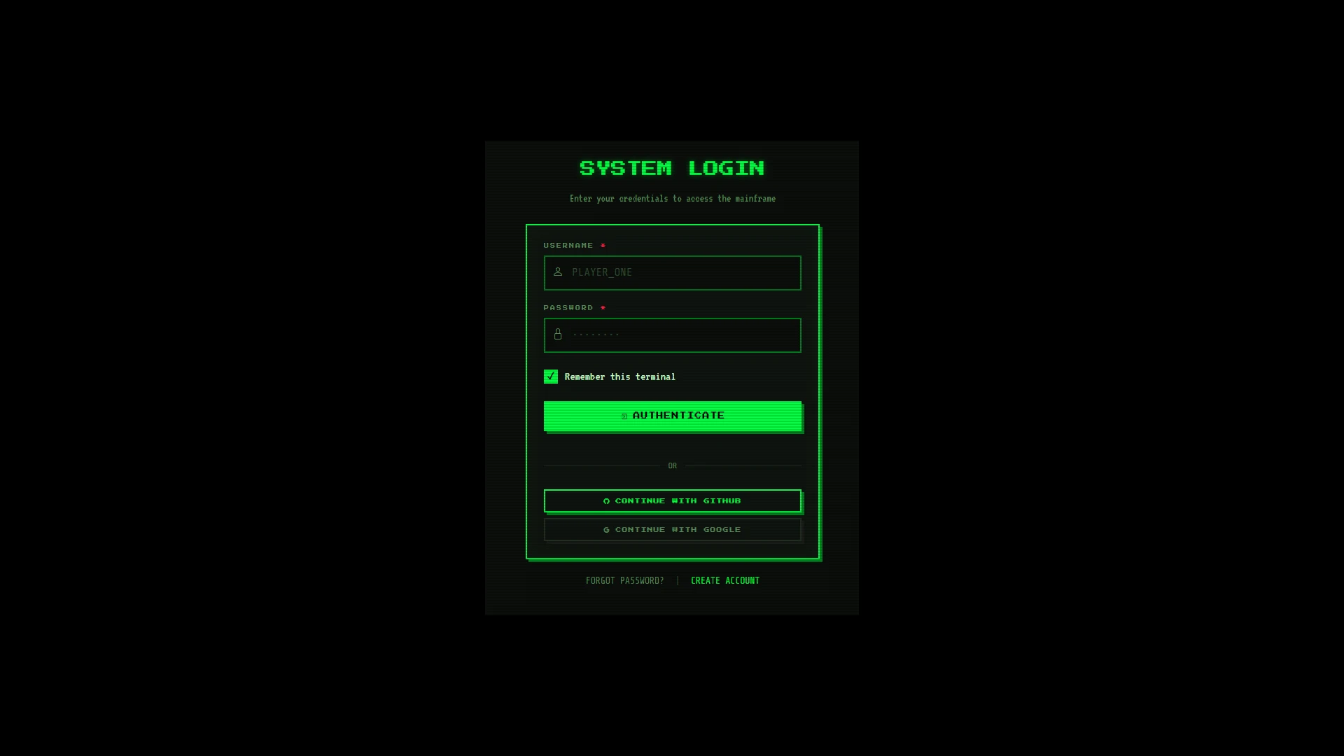Retro UI Kit - UI Elements & Starter Templates