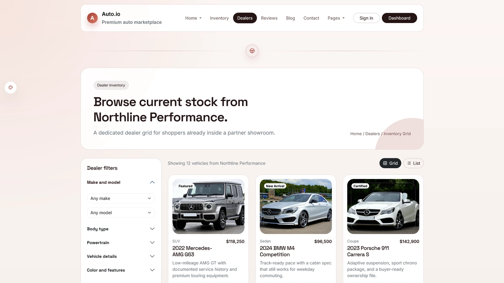 AutoIO - Cars Listings & Directory Template