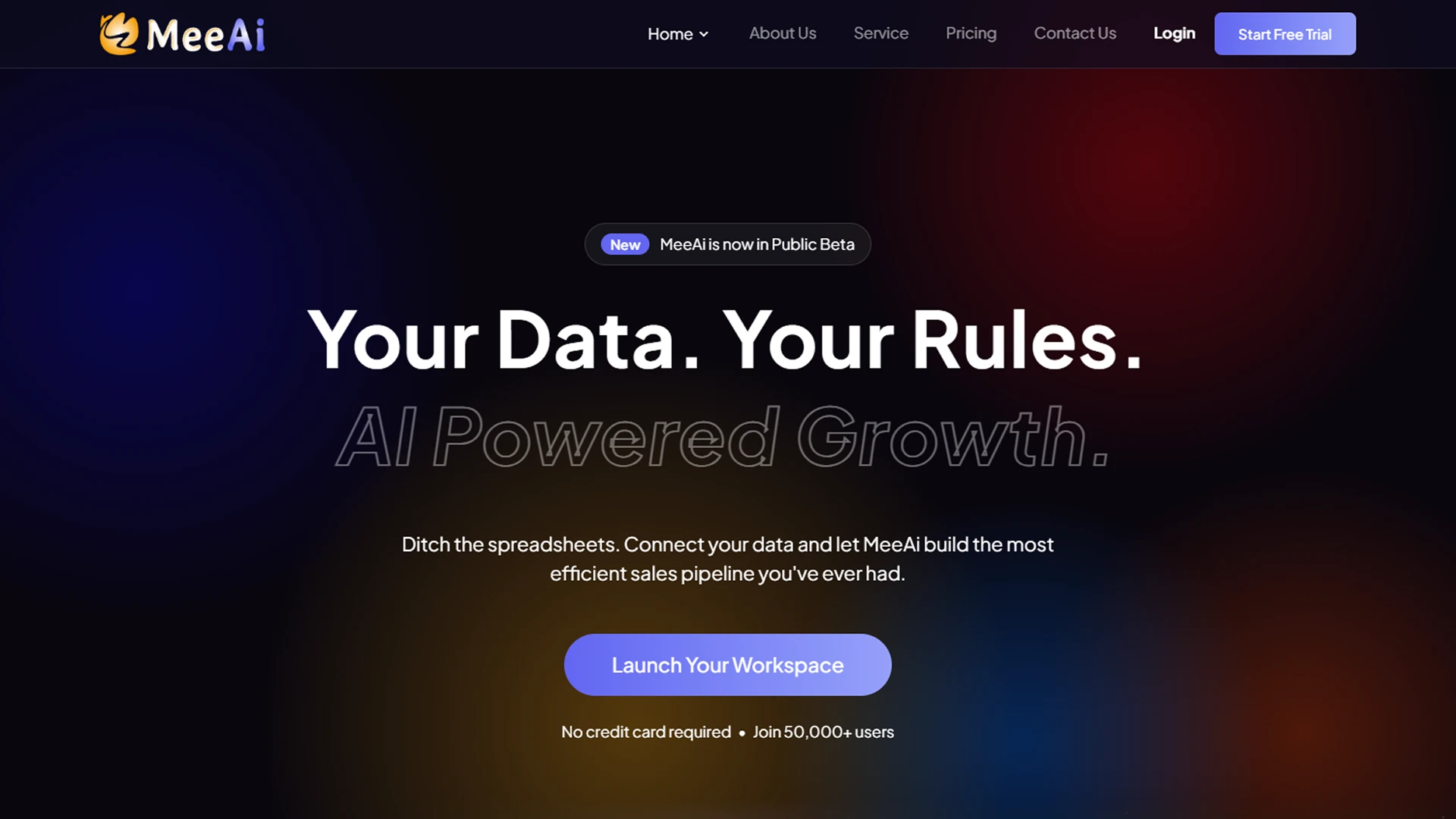 MeeAi - Modern AI SaaS and Tech Landing Page HTML Template