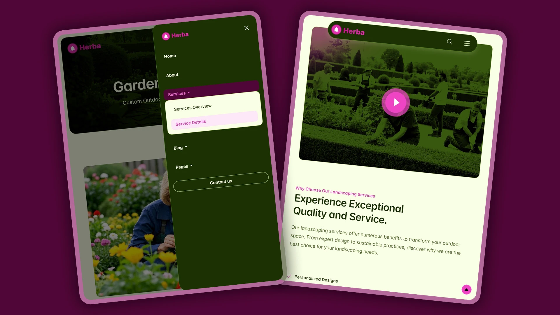 Herba - Innovative Landscaping and Green Spaces HTML Website Template
