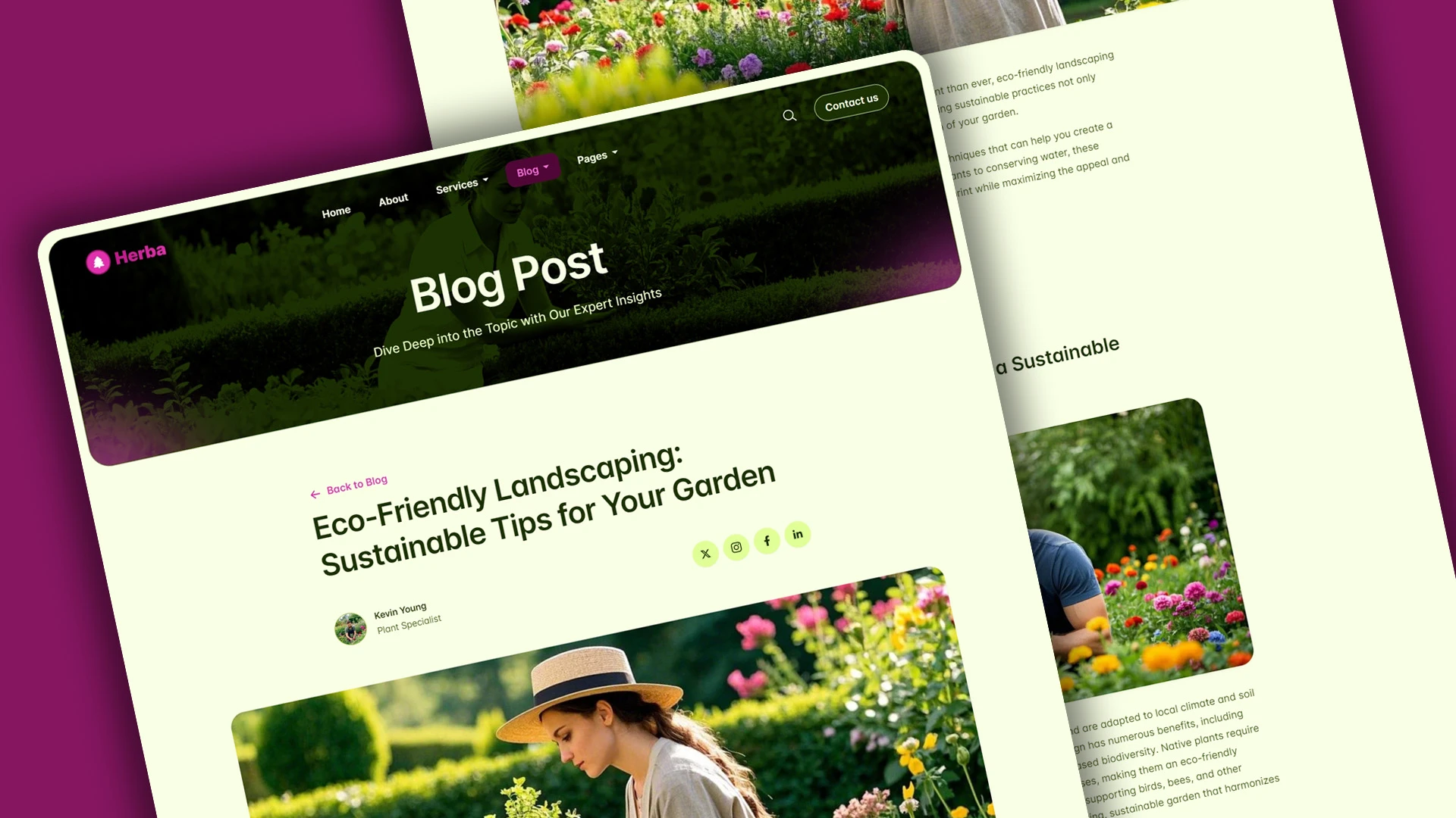 Herba - Innovative Landscaping and Green Spaces HTML Website Template