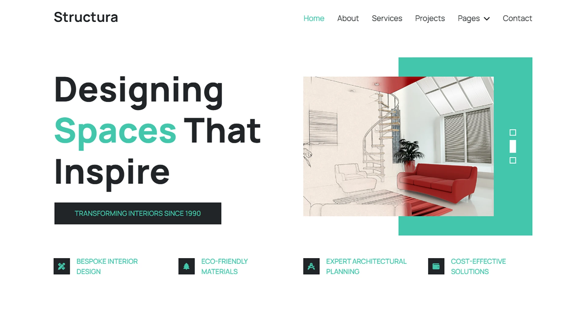 Structura - Interior Design & Architecture HTML Template