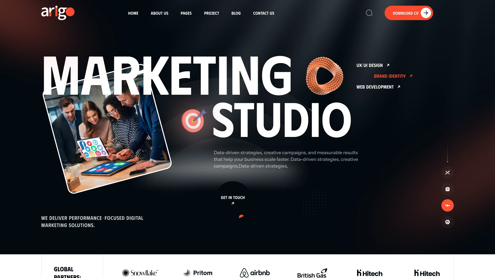 Arigo - Creative Agency & Portfolio WordPress Theme