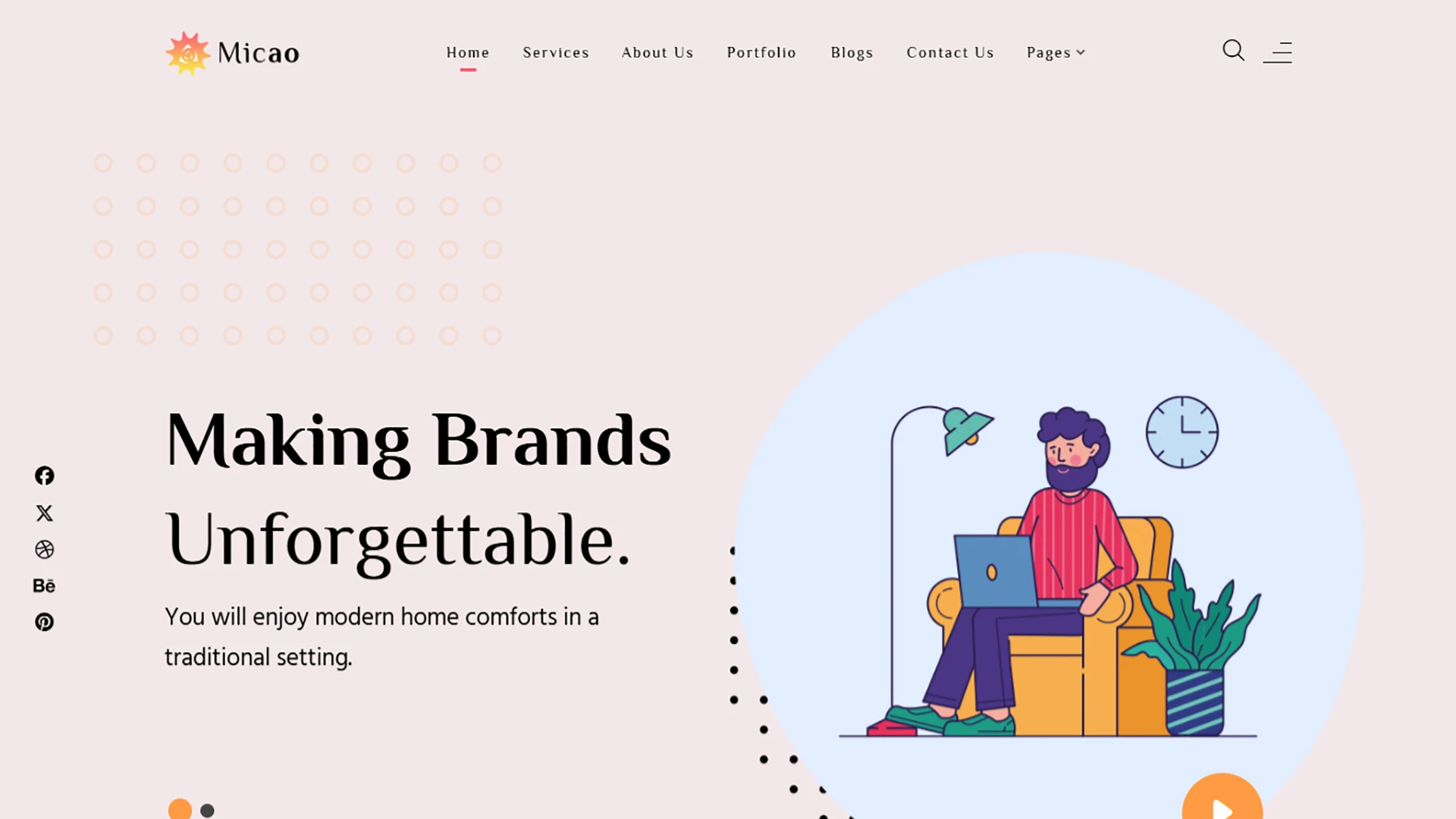 Micao - Creative Business and Multipurpose HTML Template