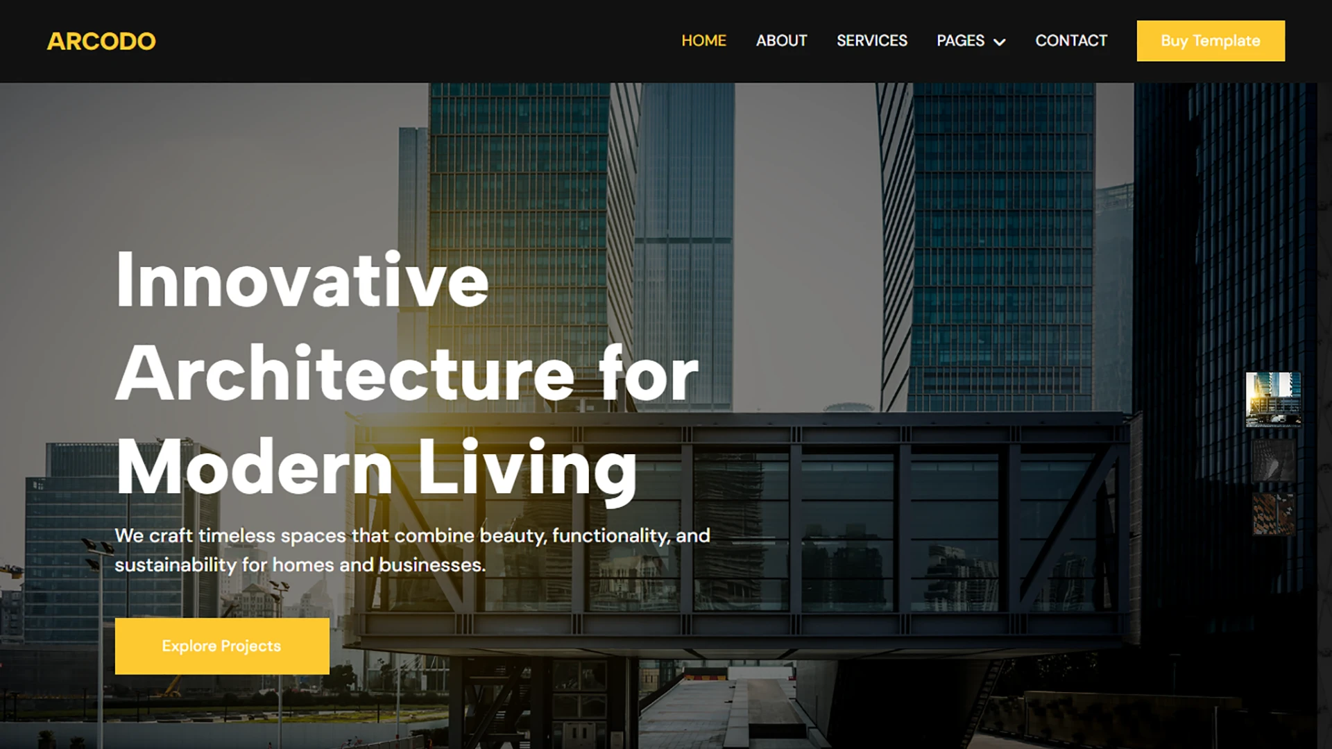 Arcodo - Architecture & Interior Design HTML Template
