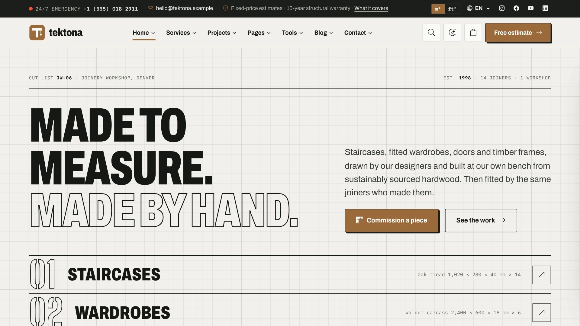 Tektona - Construction & Renovation HTML Template