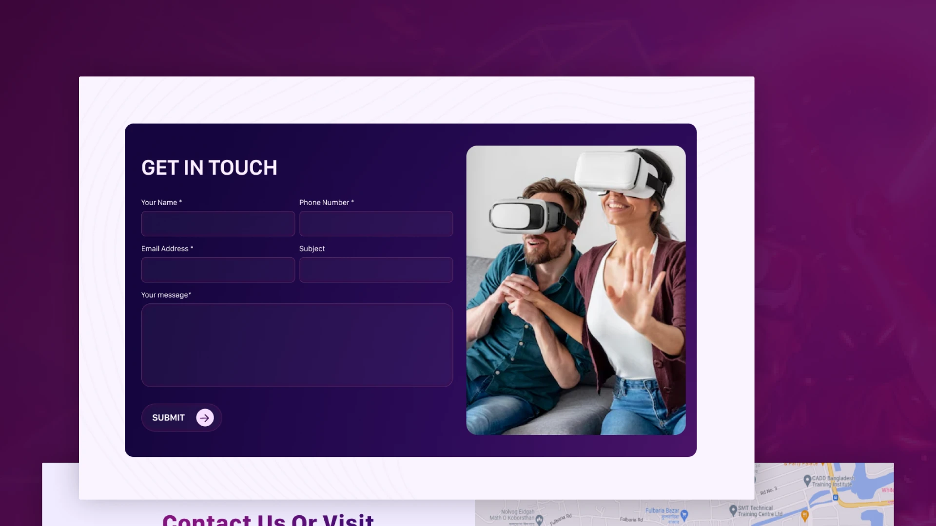 Metavex - Virtual Reality Website Figma Template
