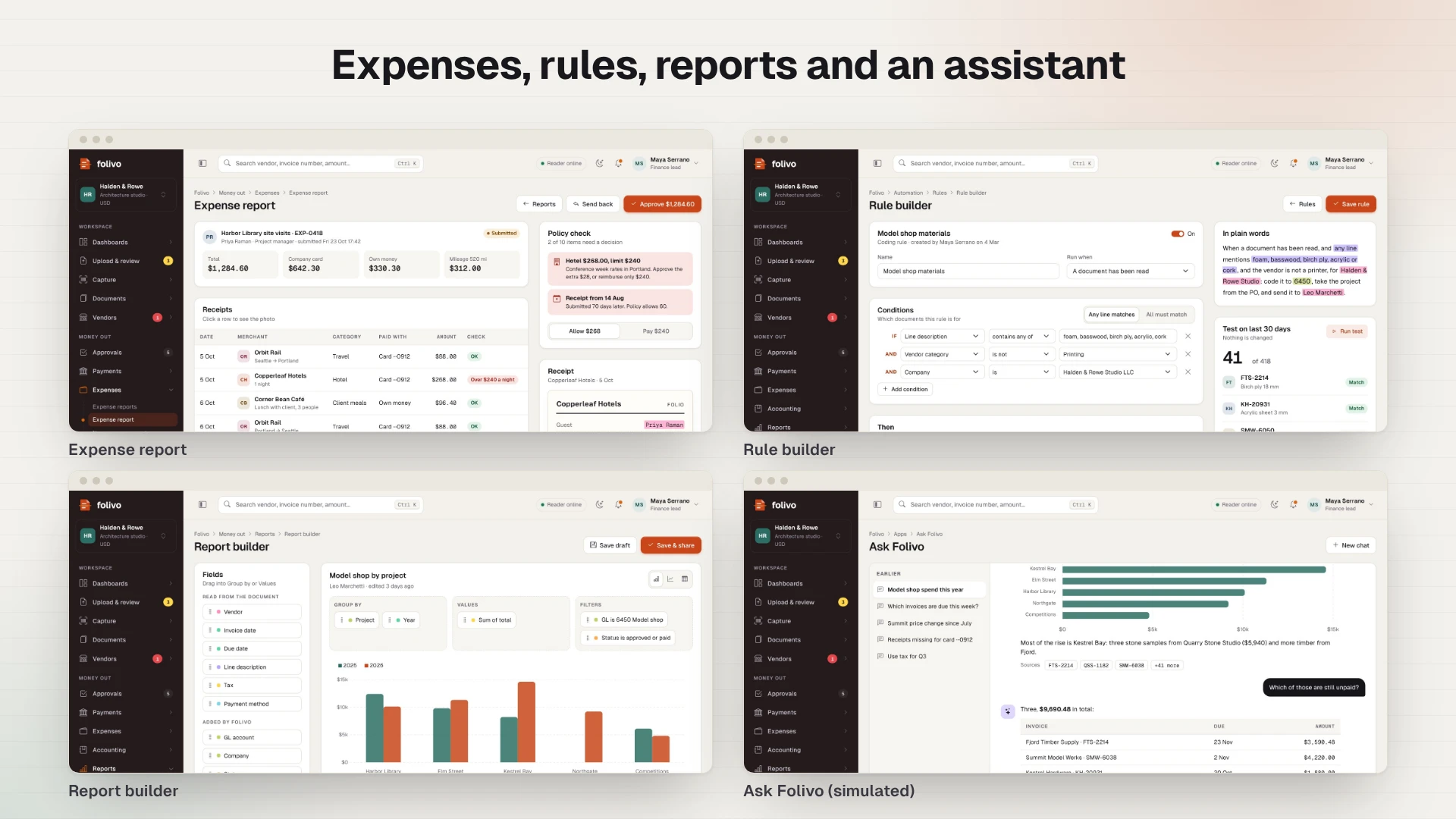 Folivo - AI Invoice & Receipt OCR Admin Dashboard Template HTML, React, Vue (Screenshot 6 of 20)