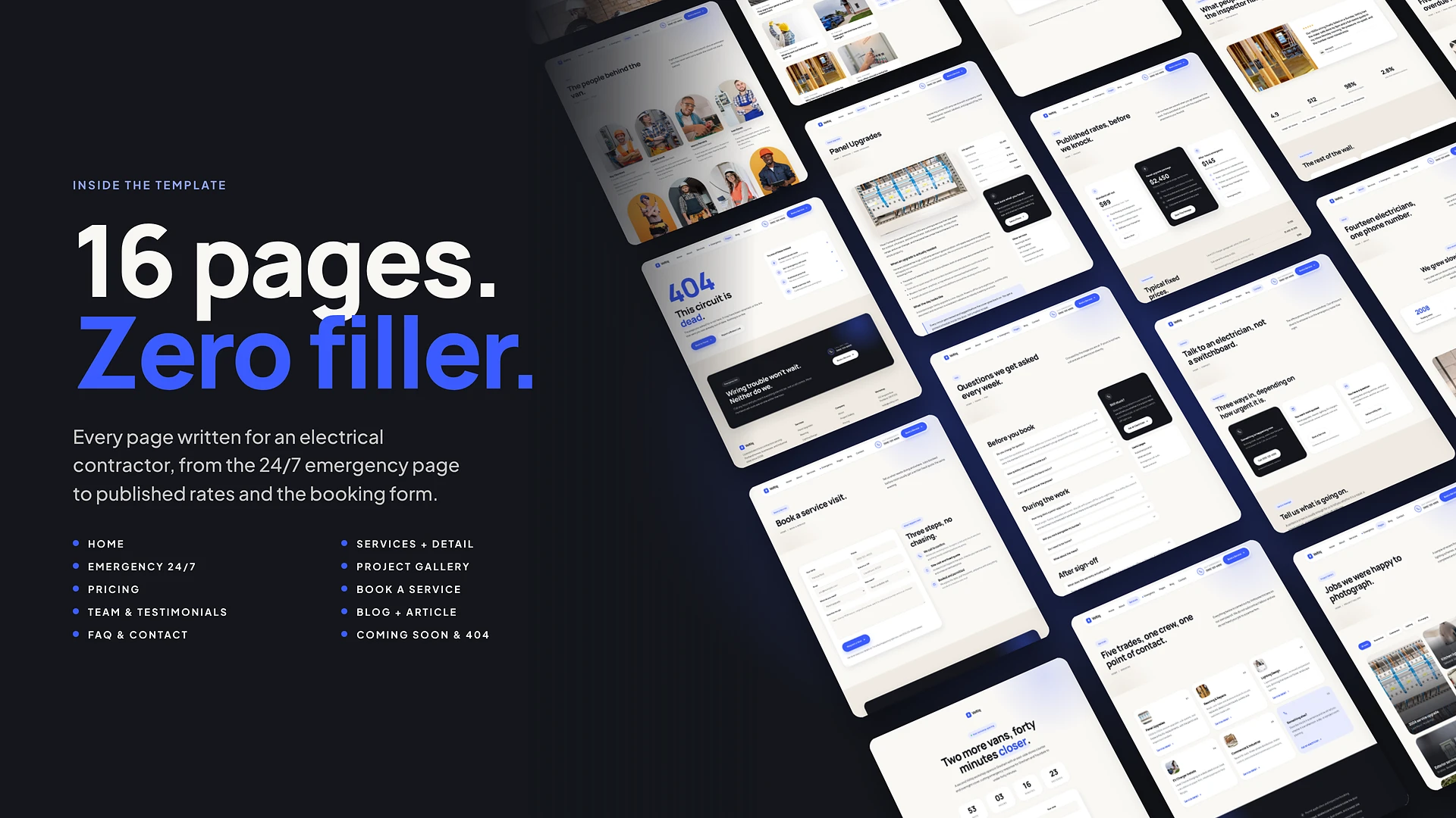 Voltiq - Electrician & Electrical Services HTML Template