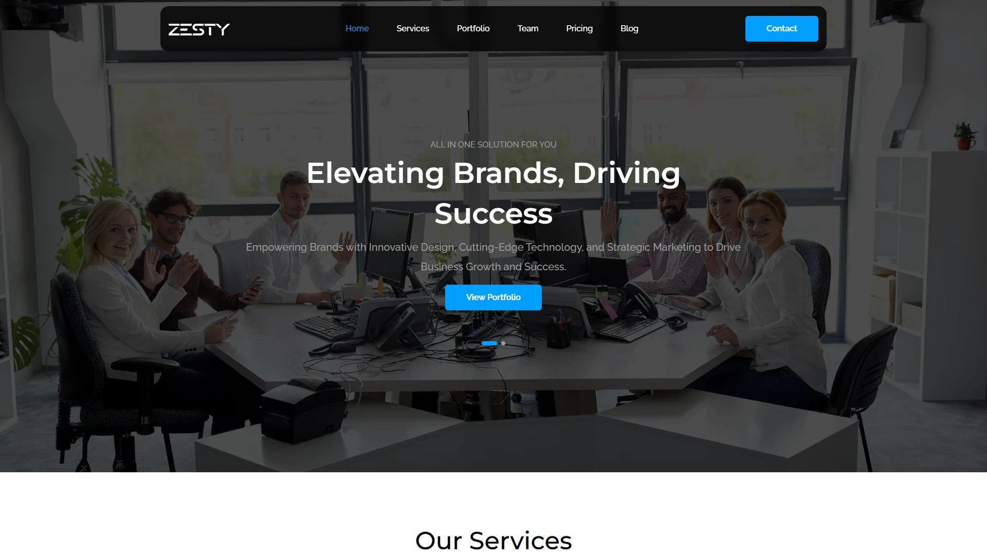 Zesty - Bootstrap 5 SaaS & Agency Landing Template + LTR & RTL + Light & Dark