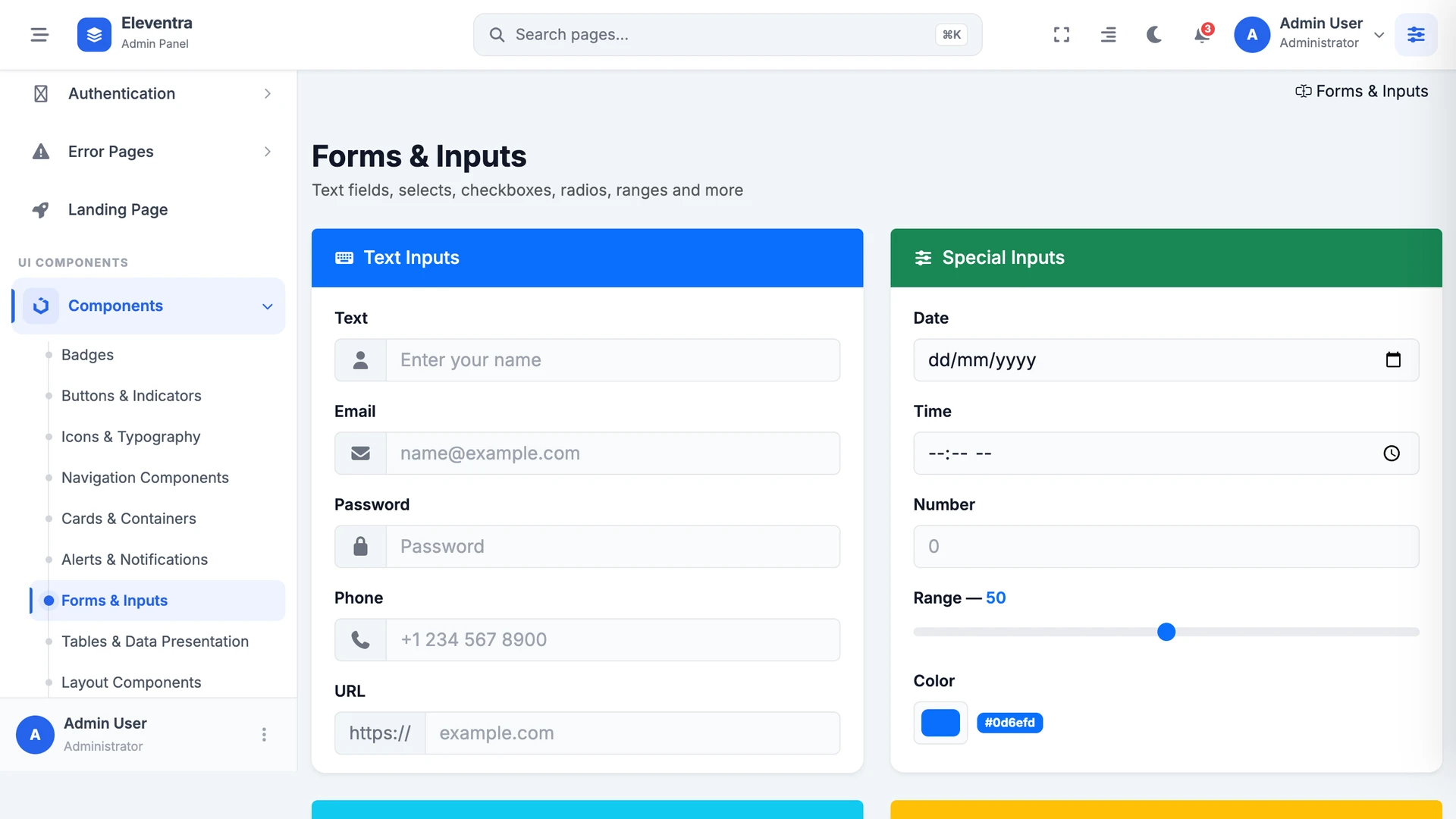 Eleventra - Angular 21 Admin Dashboard Template + UI Kit + 90+ Pages